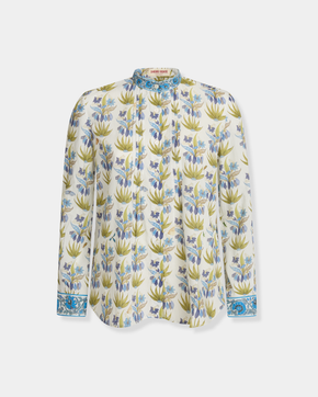 Chiara Shirt in Celestine Flower Print