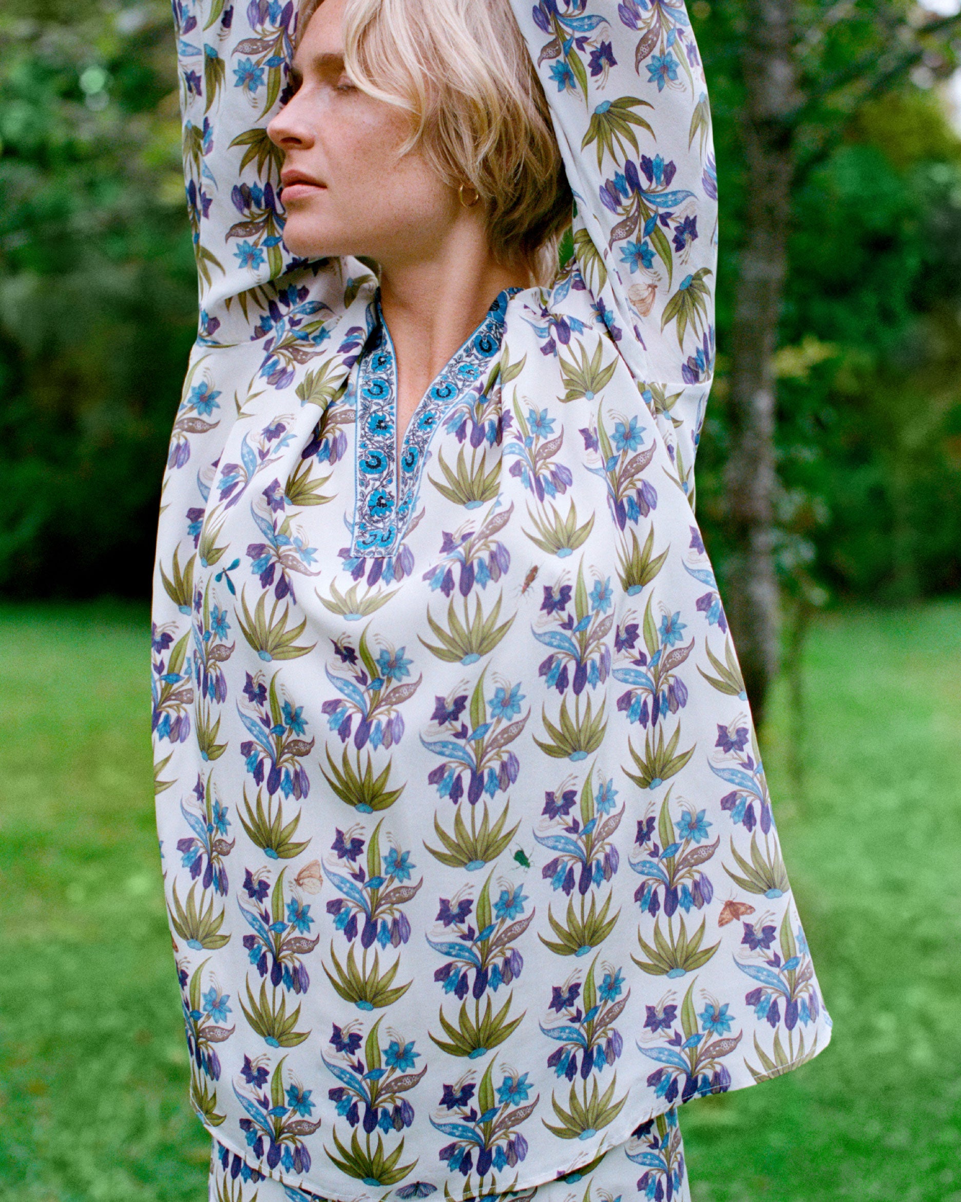 Ilizia Blouse in Celestine Flower Print