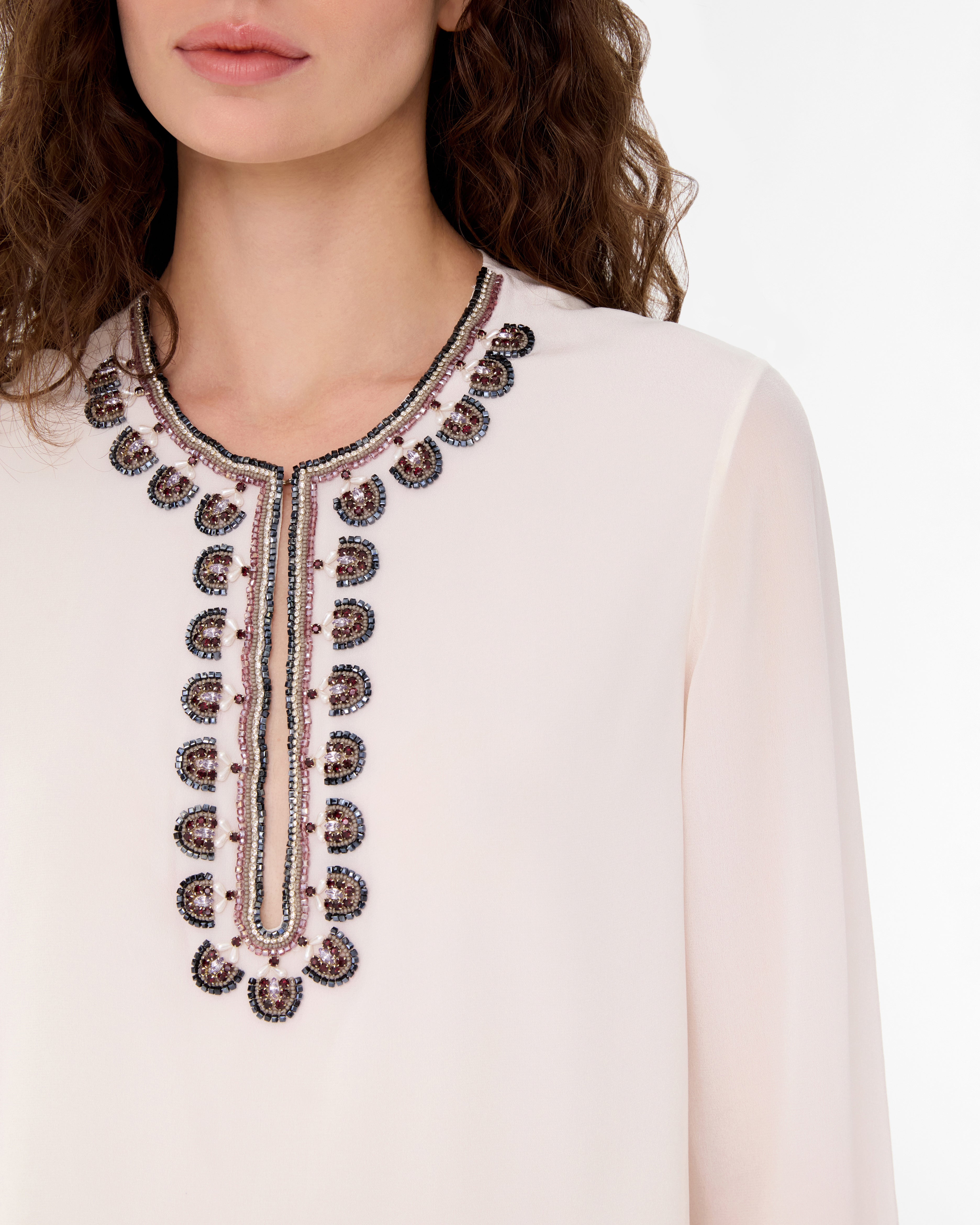 Irene Blouse in Embroidery Beads