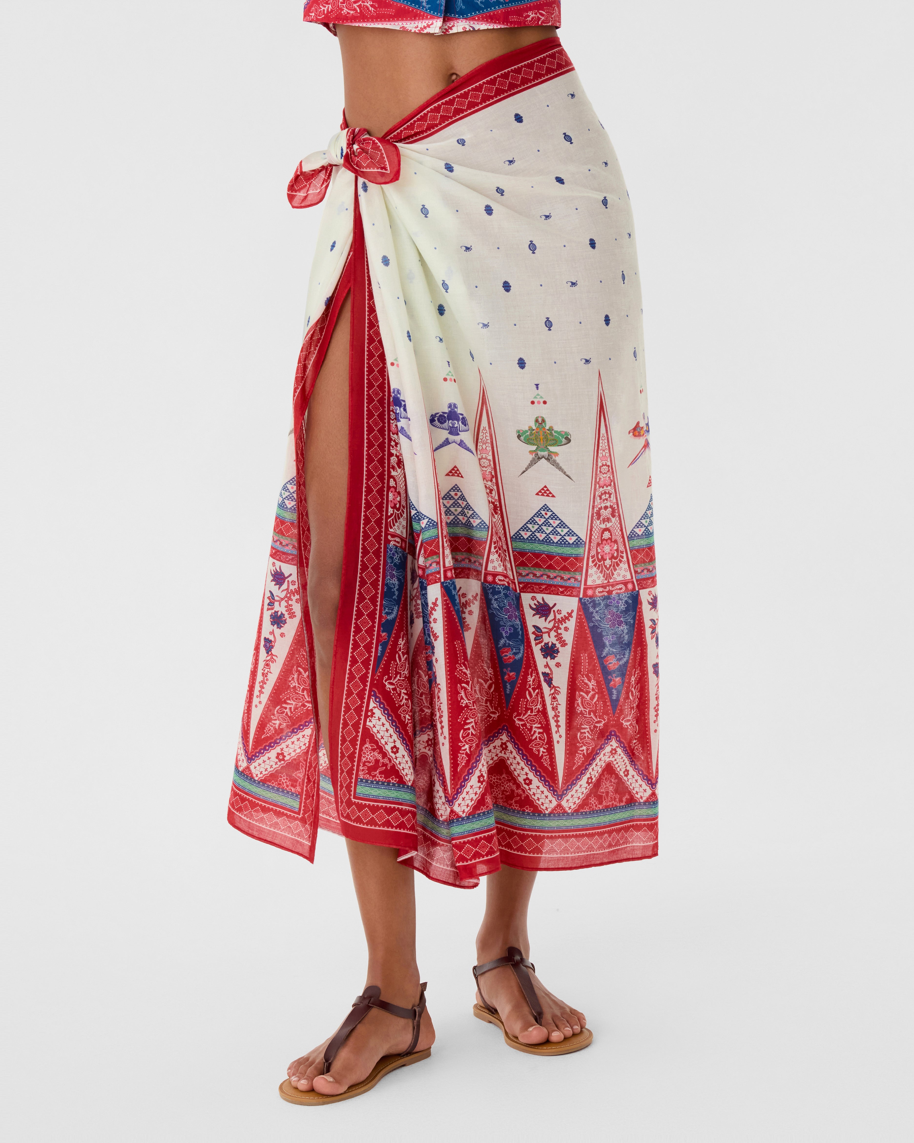 Pareo in Kites Print