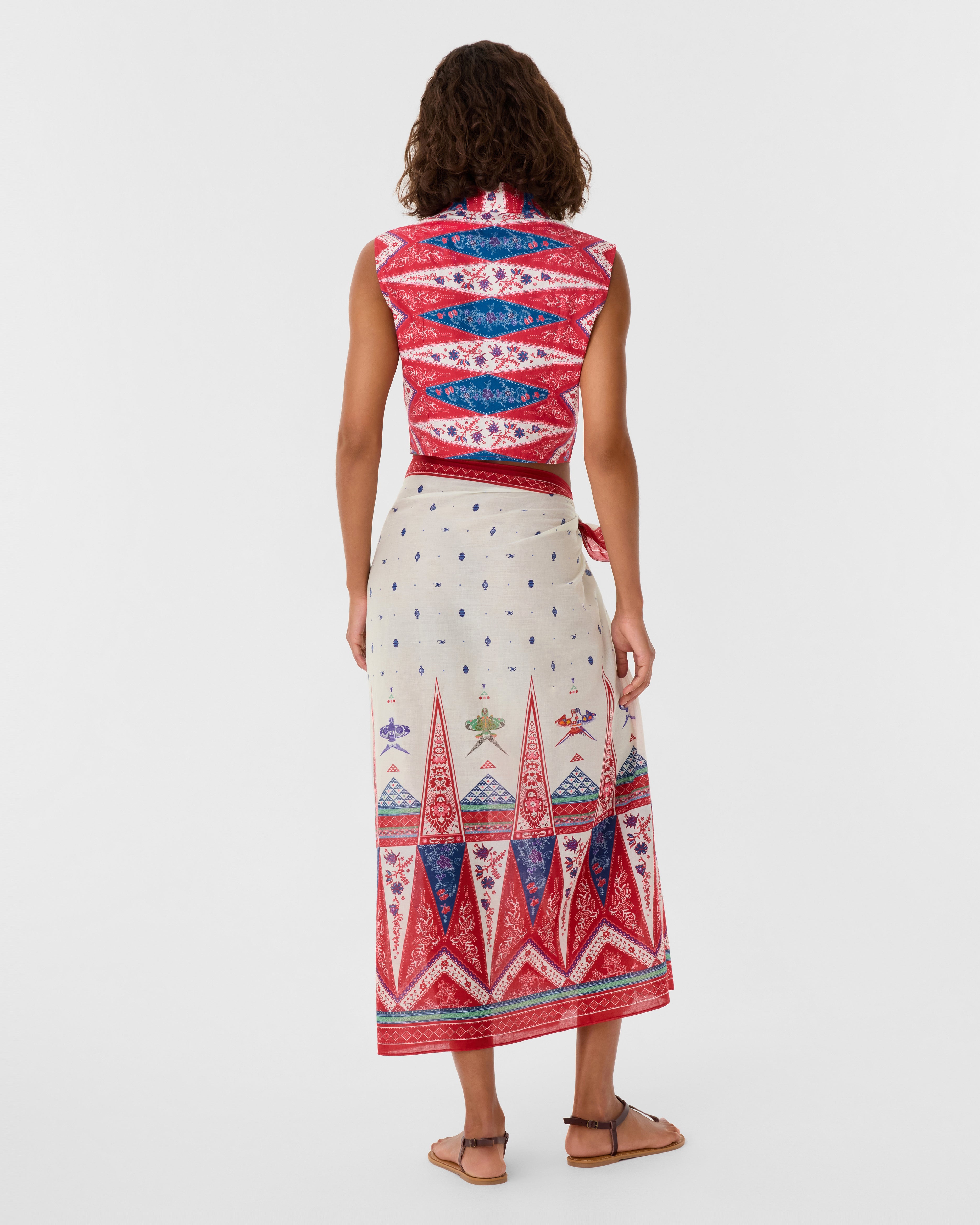 Pareo in Kites Print