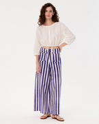 Adele Trousers in Ikat Stripes
