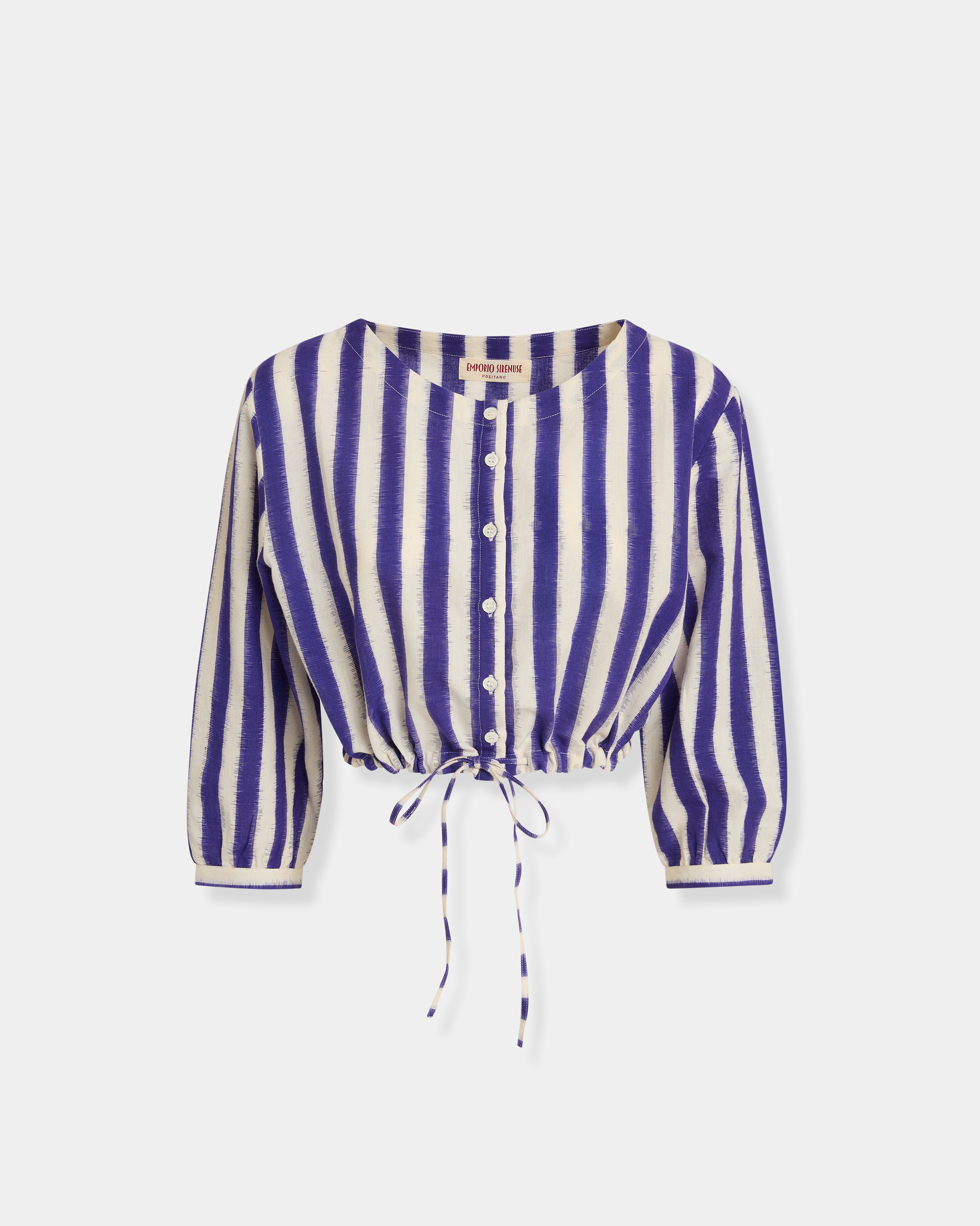 New Jinny Top in Ikat Stripes