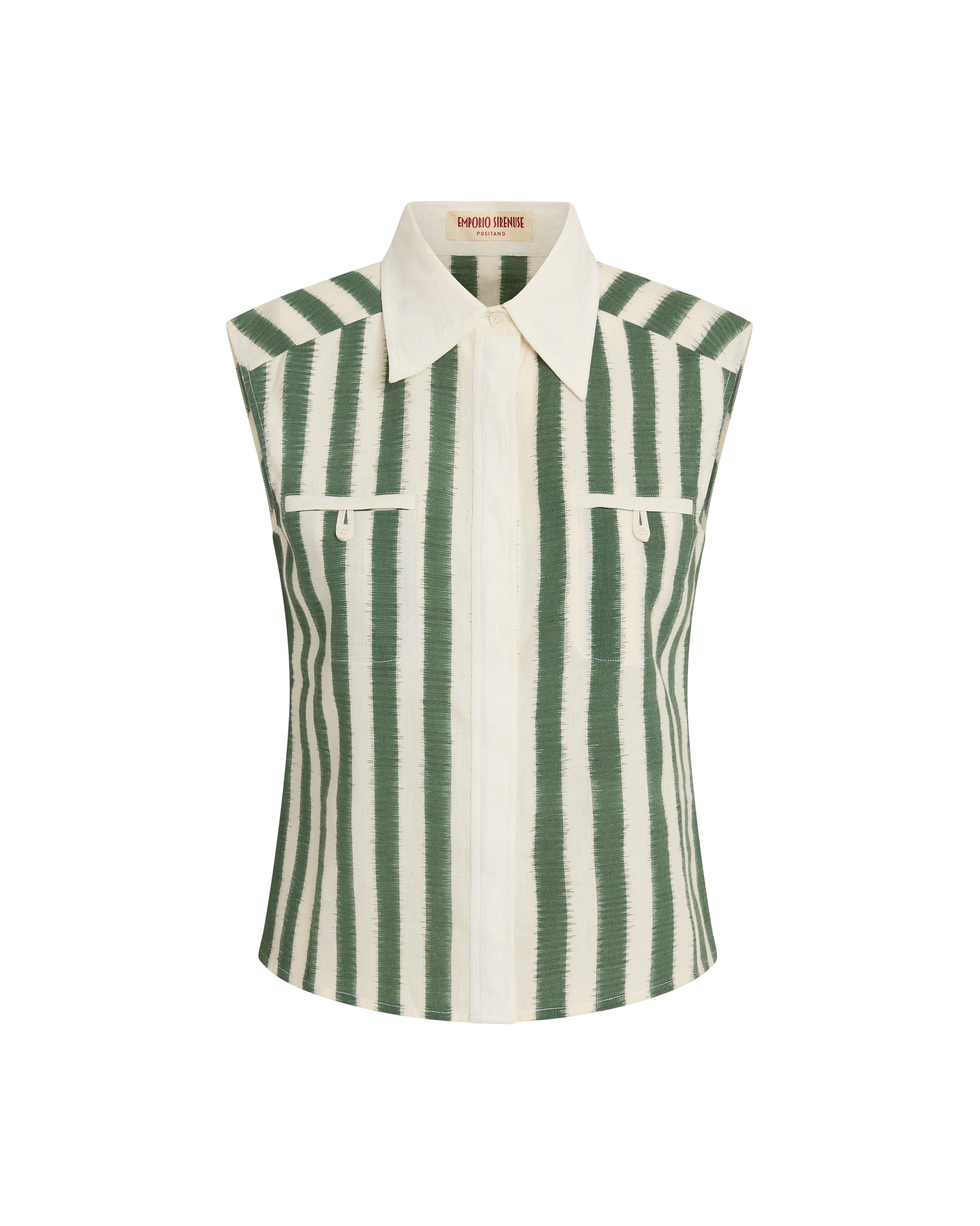 Ylenia Top in Ikat Stripes