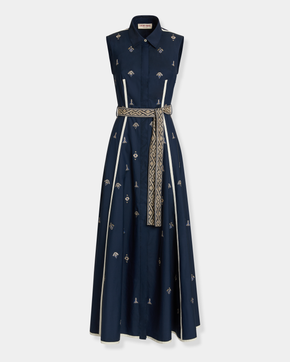 Miralda Dress with Iris Embroidery