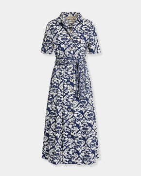 Claudia Dress in Lotus Flower Print