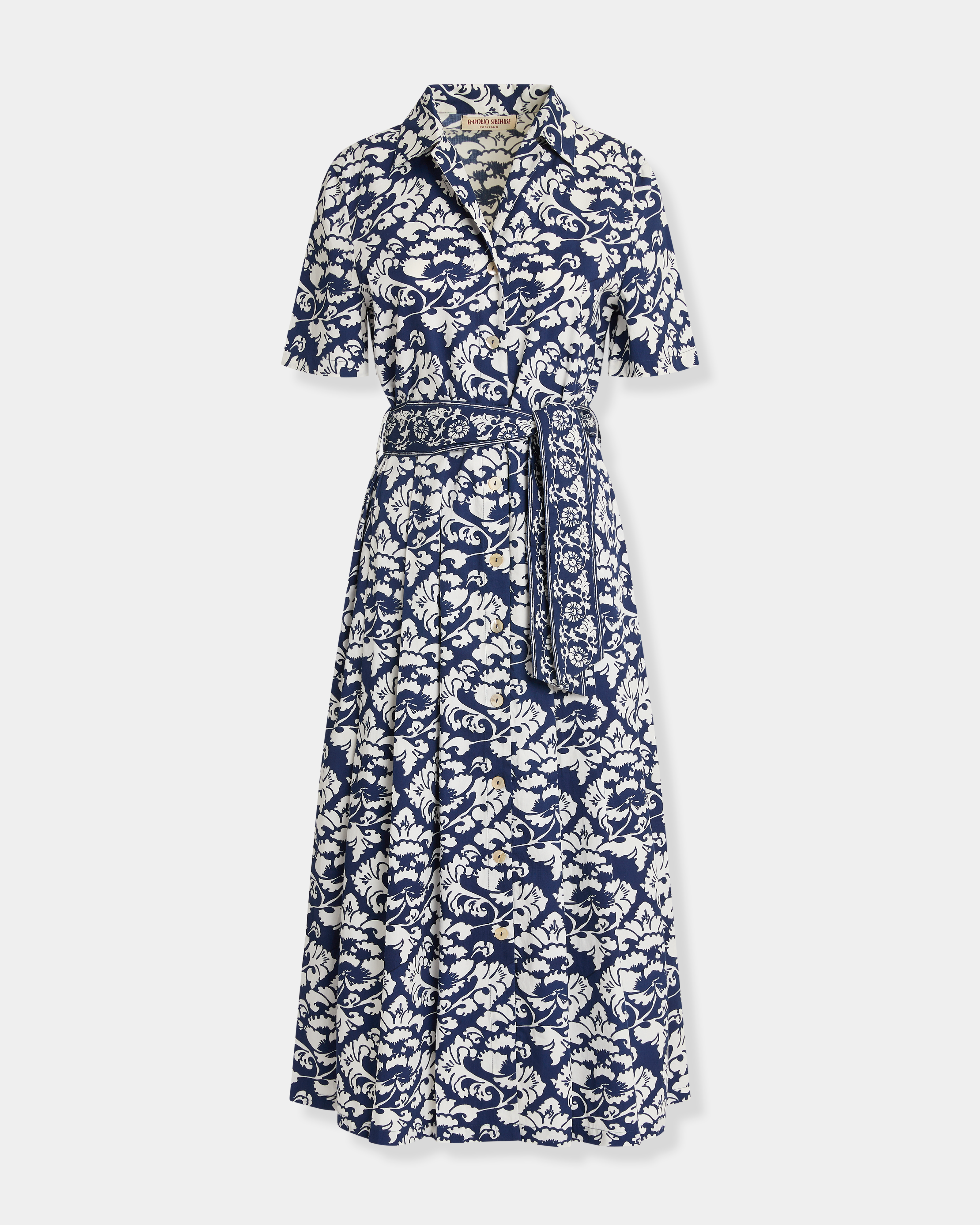 Claudia Dress in Lotus Flower Print