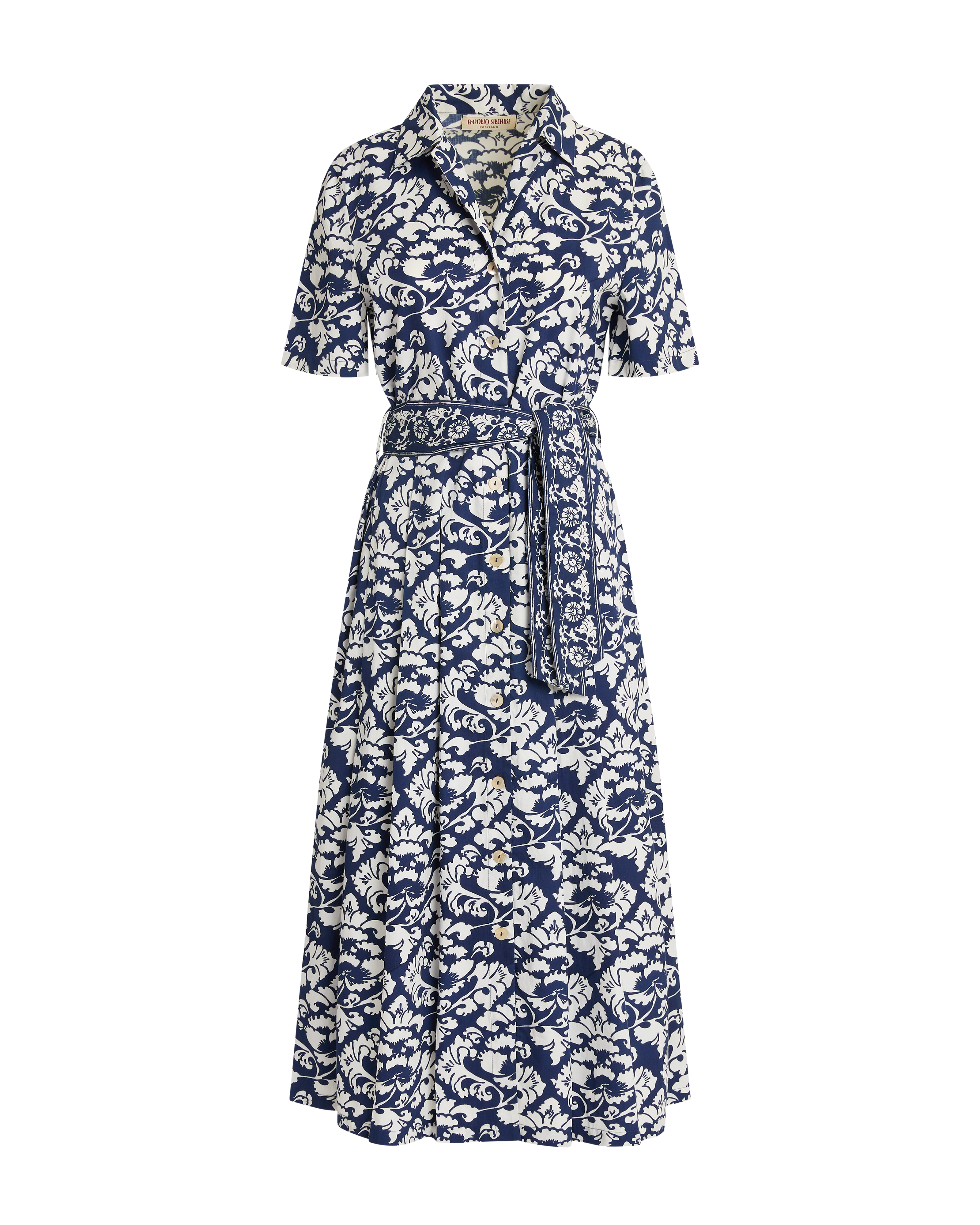 Claudia Dress in Lotus Flower Print