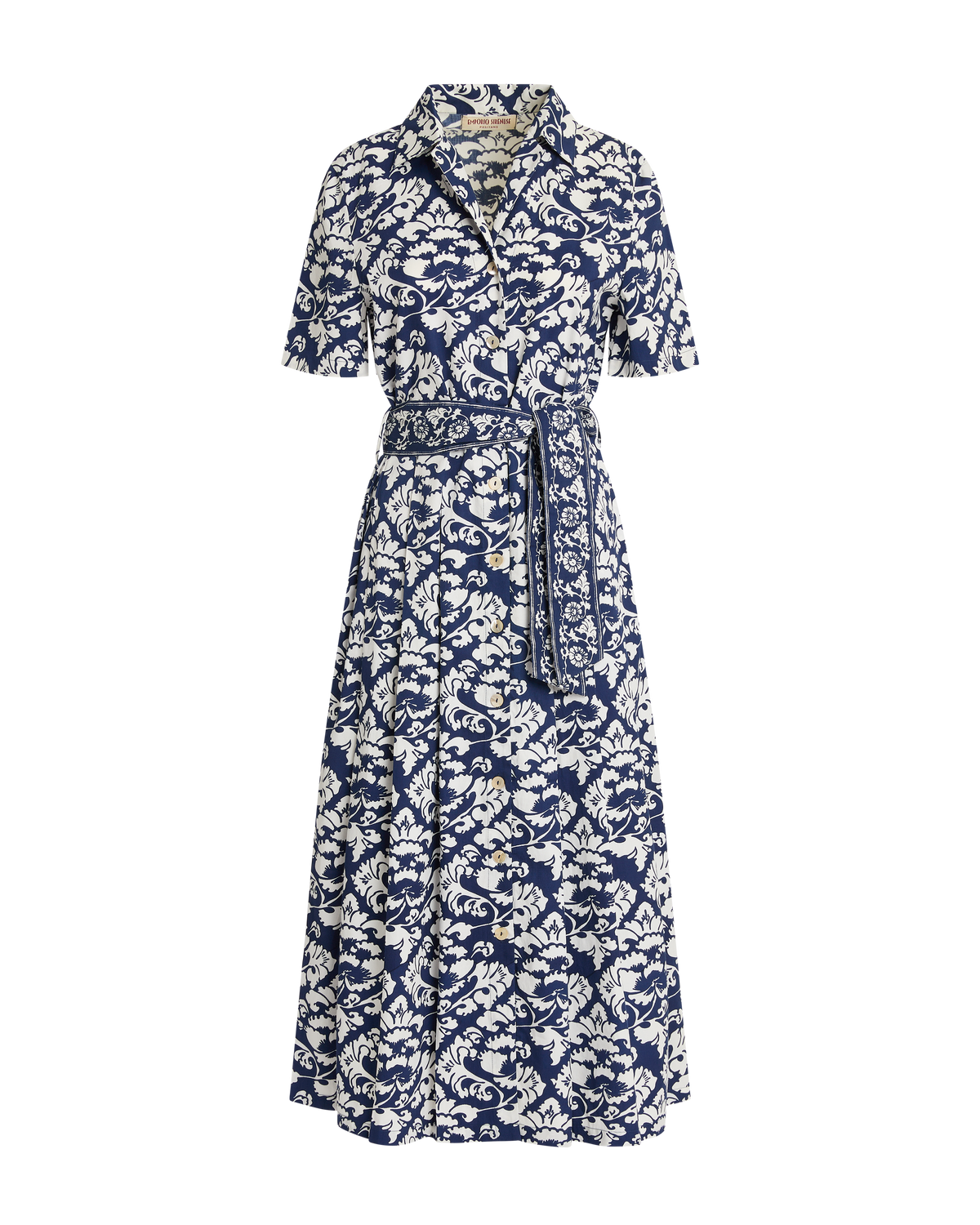 Claudia Dress in Lotus Flower Print