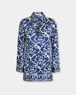 Jia Tunic in Lotus Flower Print