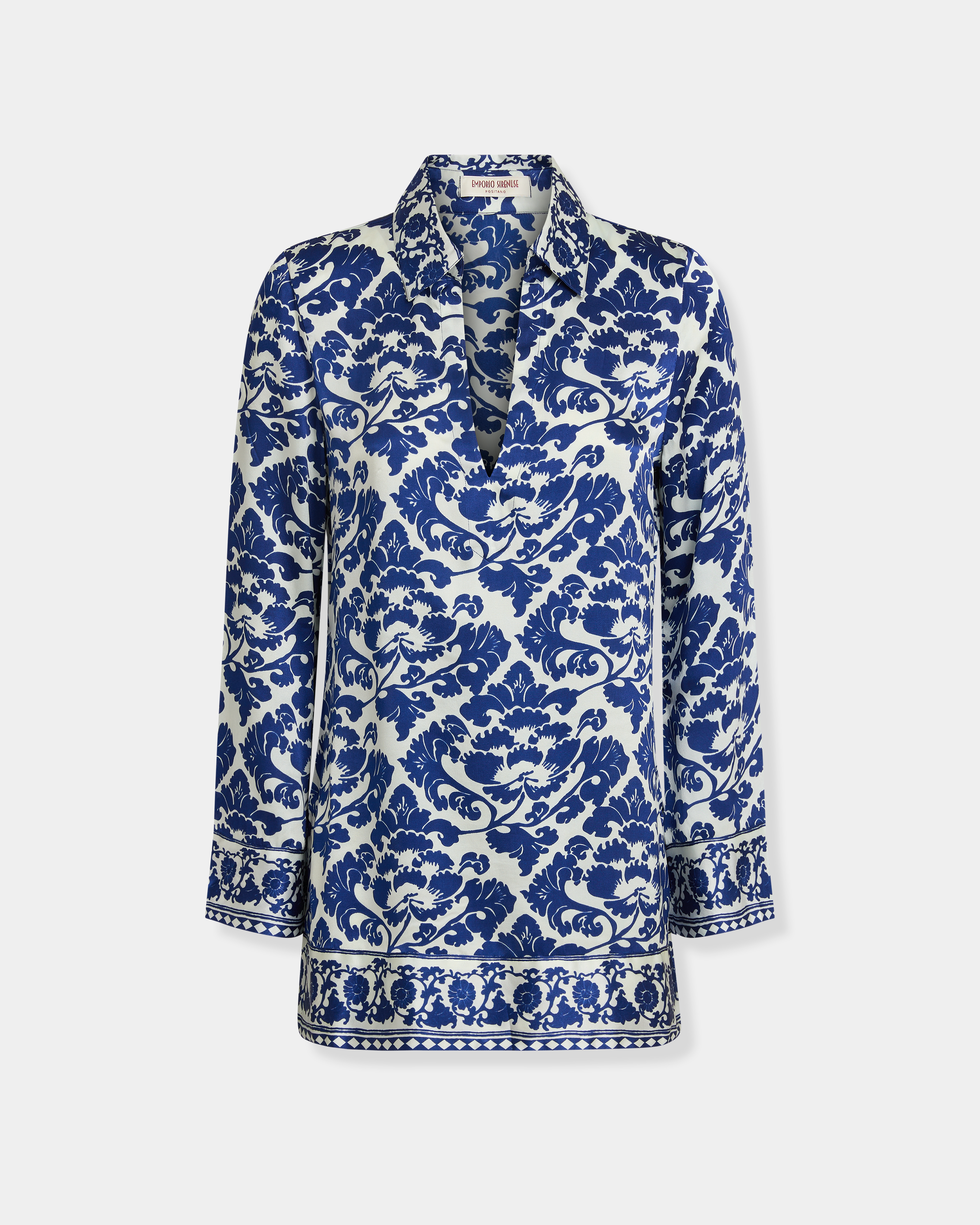 Jia Tunic in Lotus Flower Print