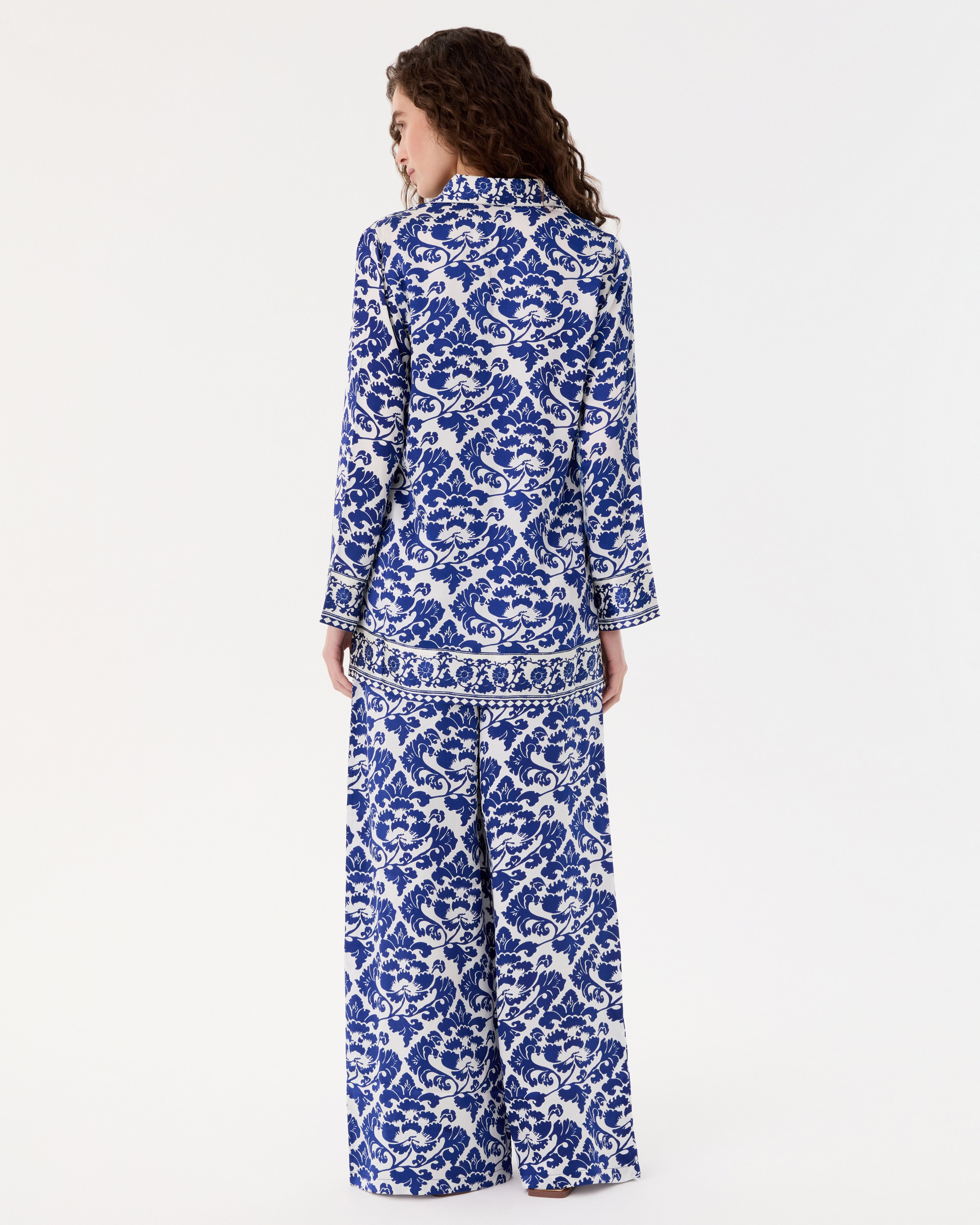 Jia Tunic in Lotus Flower Print