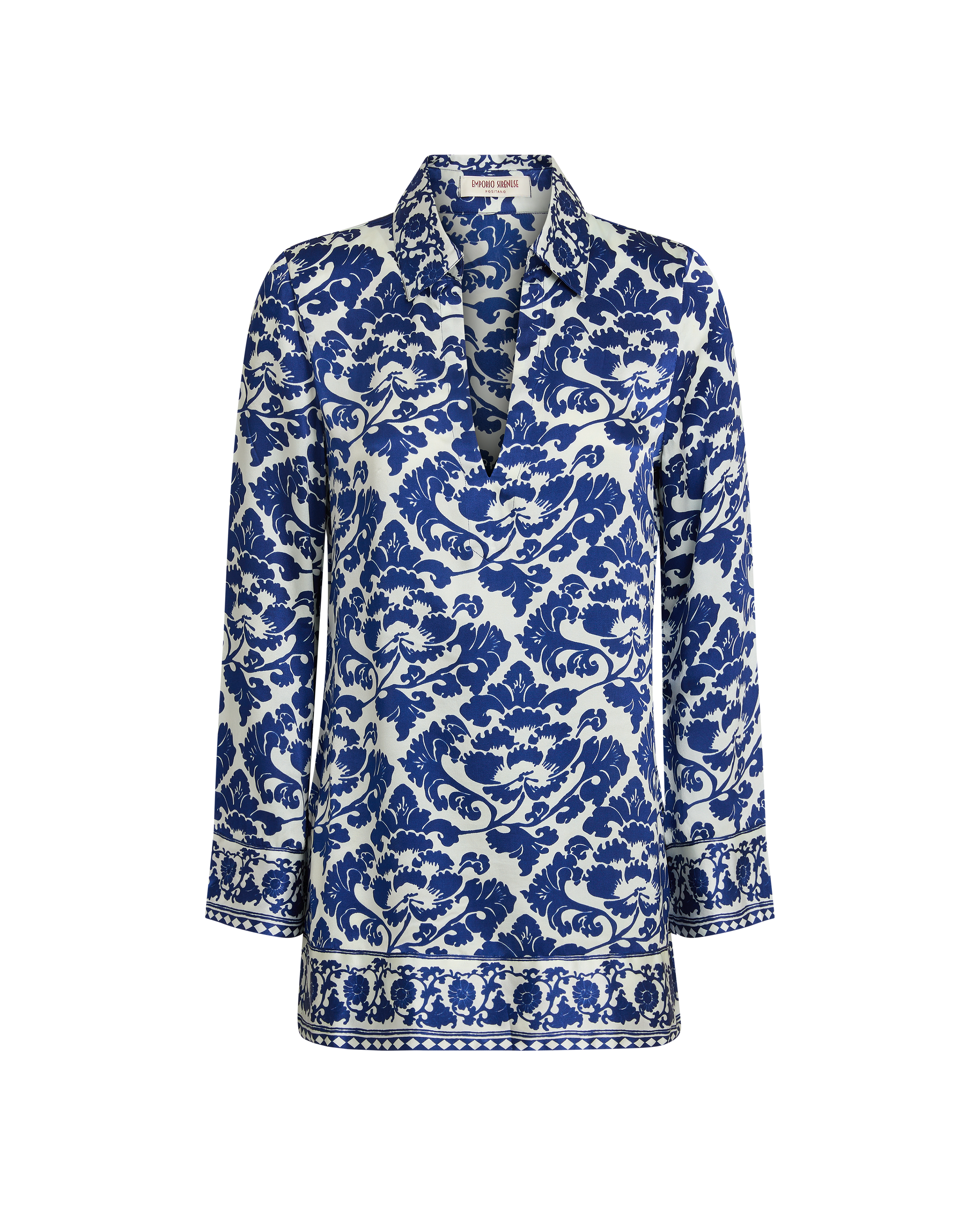 Jia Tunic in Lotus Flower Print