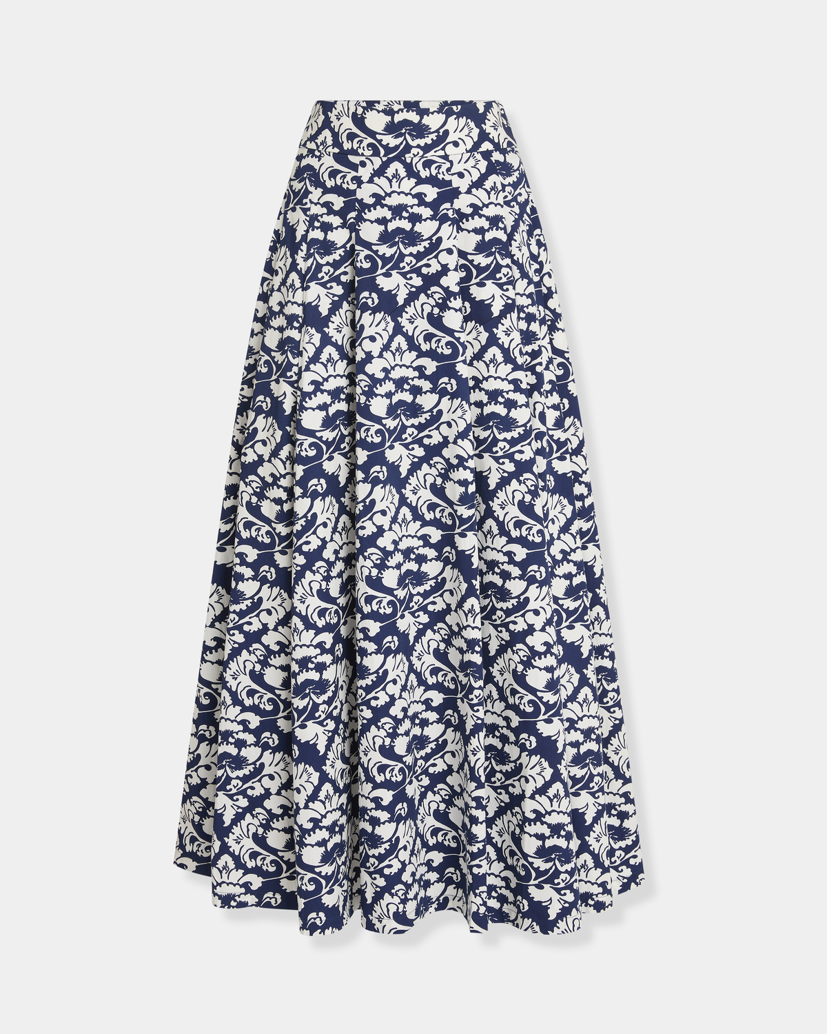 Flaminia Skirt in Lotus Flower Print