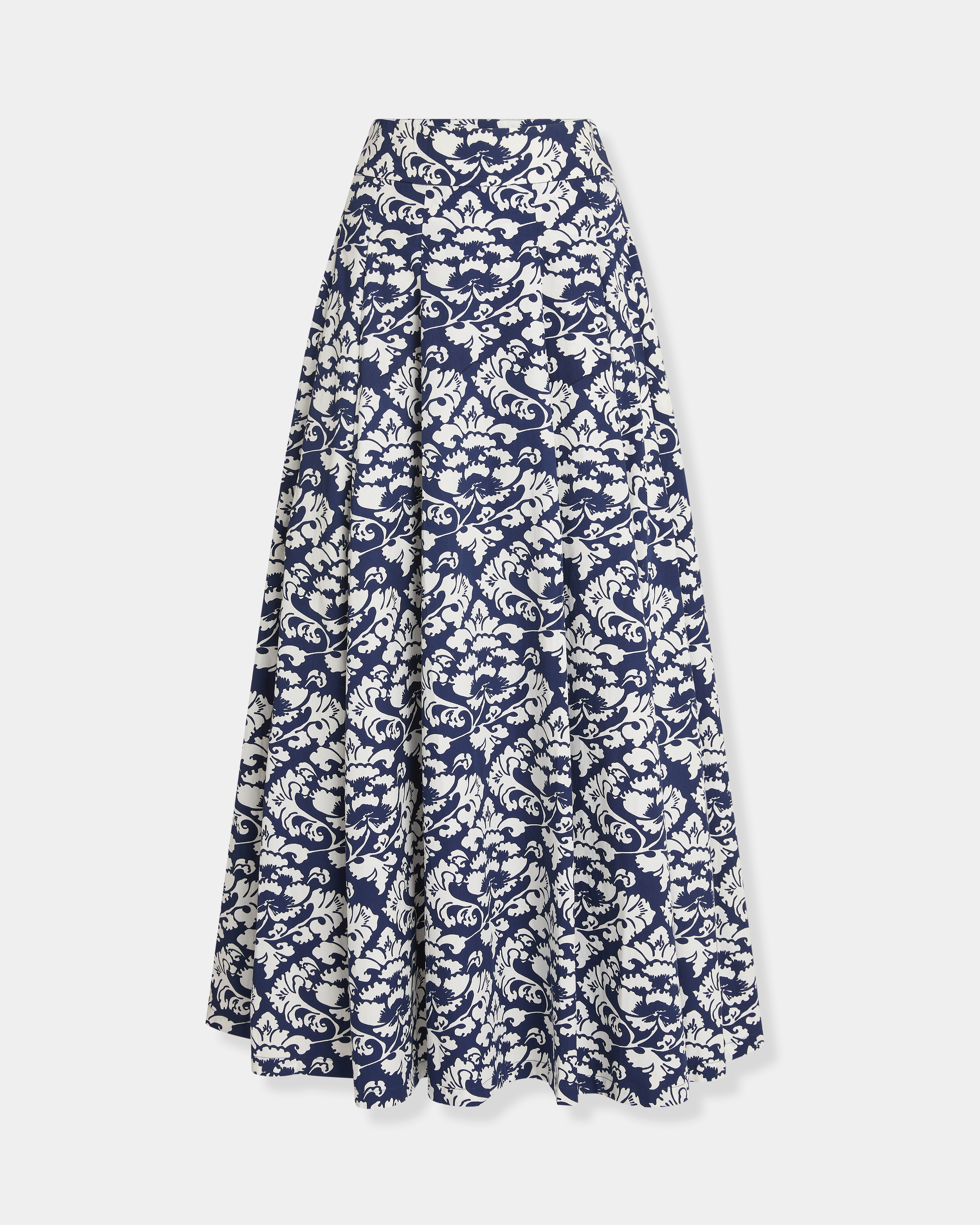 Flaminia Skirt in Lotus Flower Print