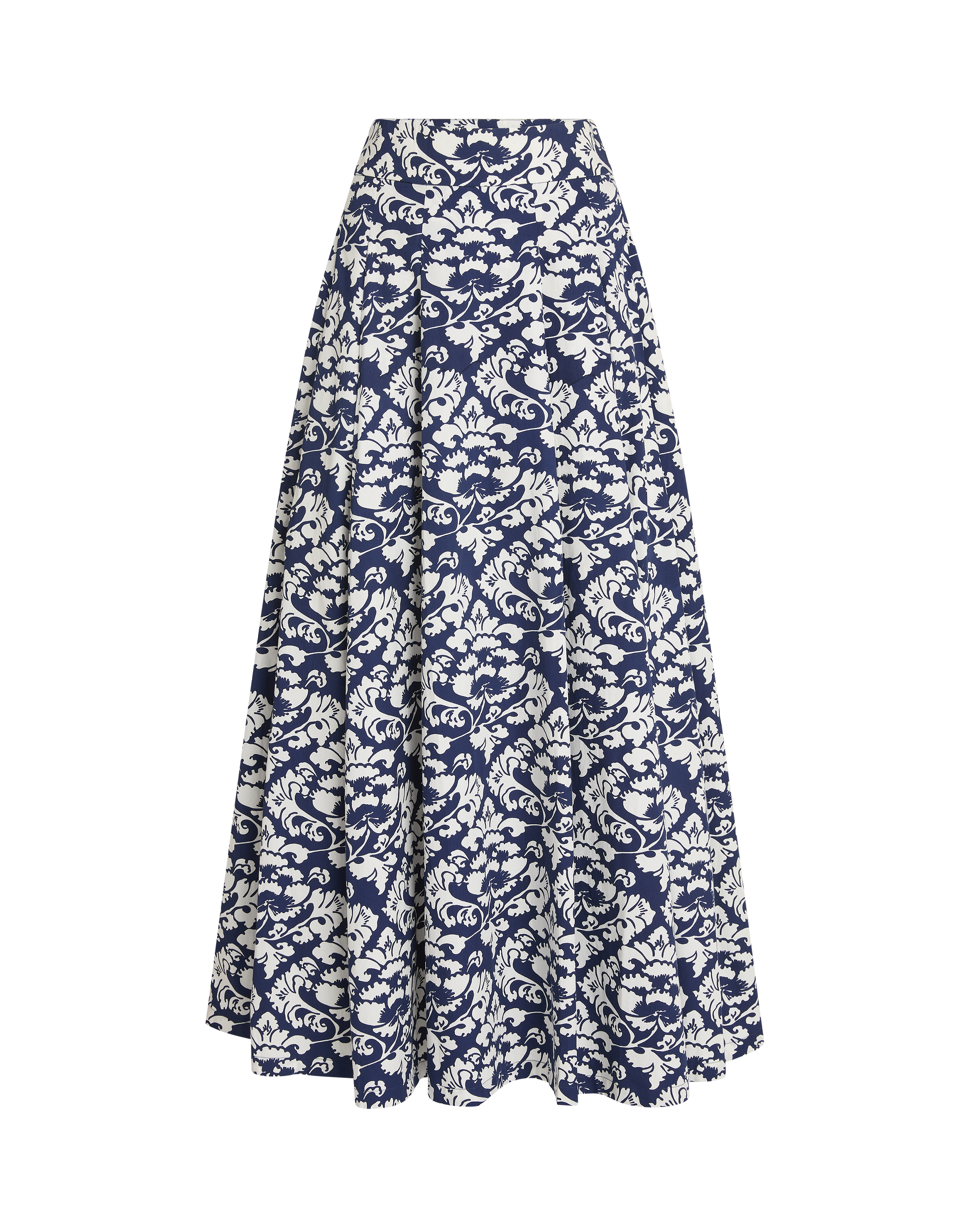 Flaminia Skirt in Lotus Flower Print