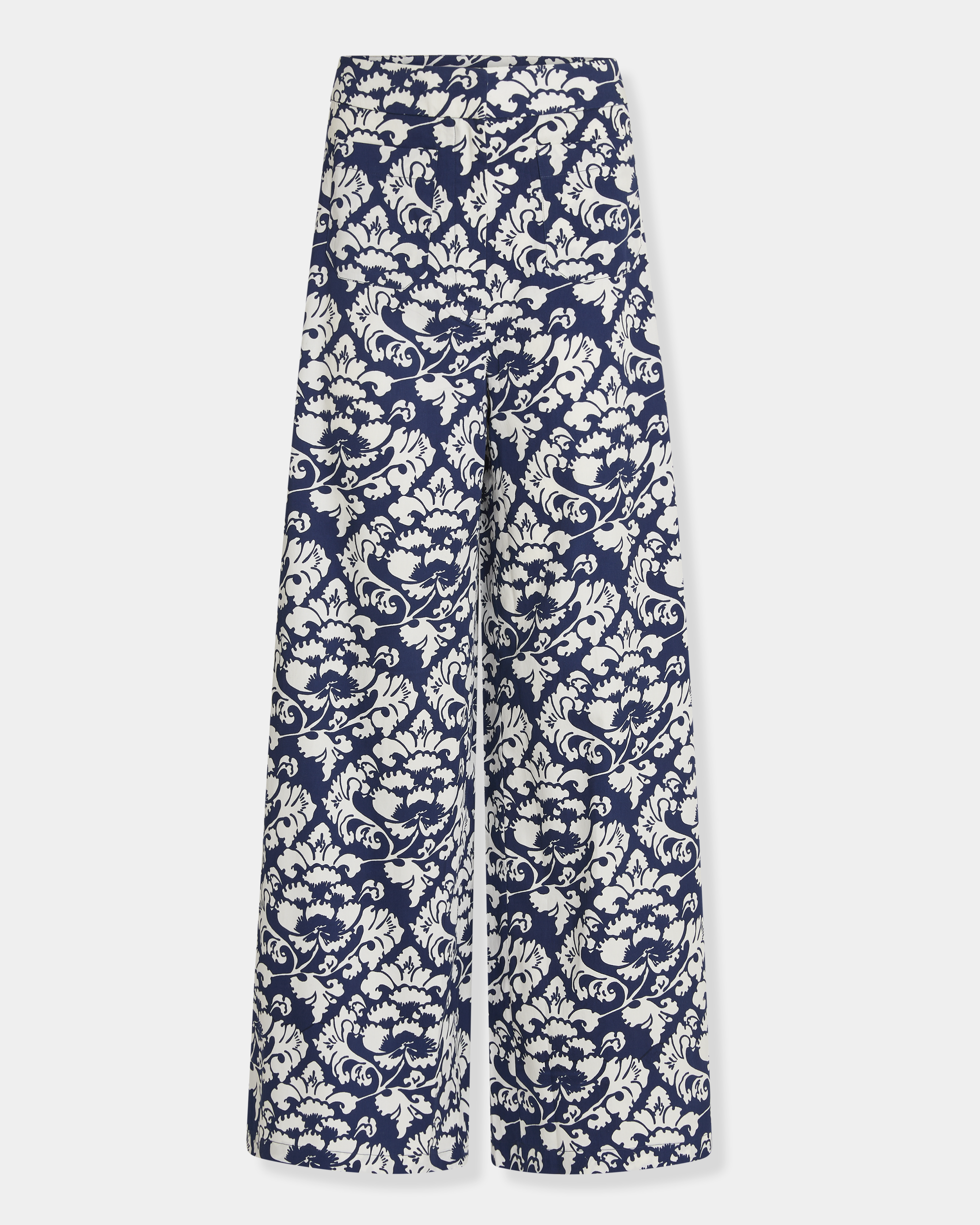 Adele Trousers in Lotus Flower Print