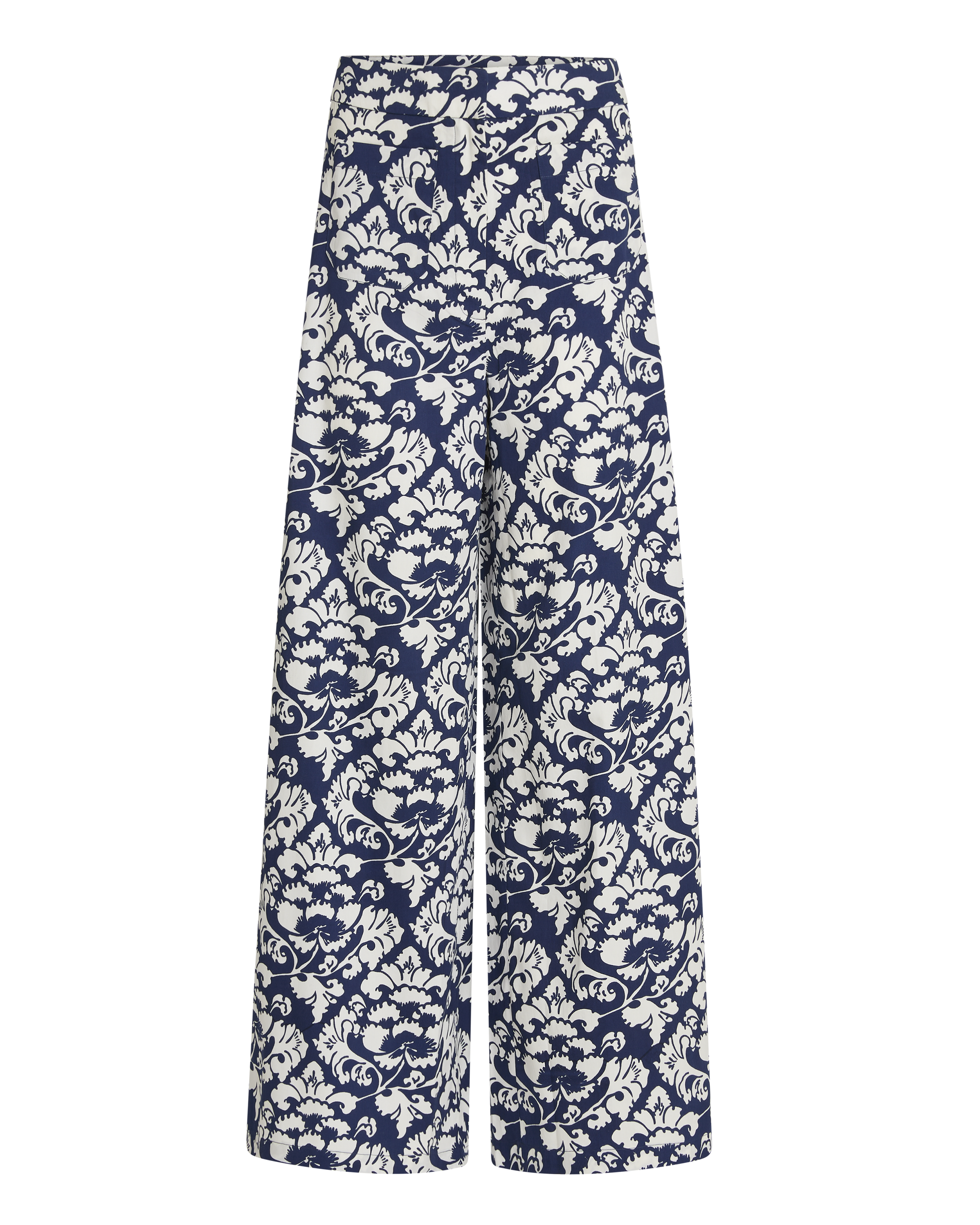 Adele Trousers in Lotus Flower Print