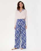 Stephan Trousers in Lotus Flower Print