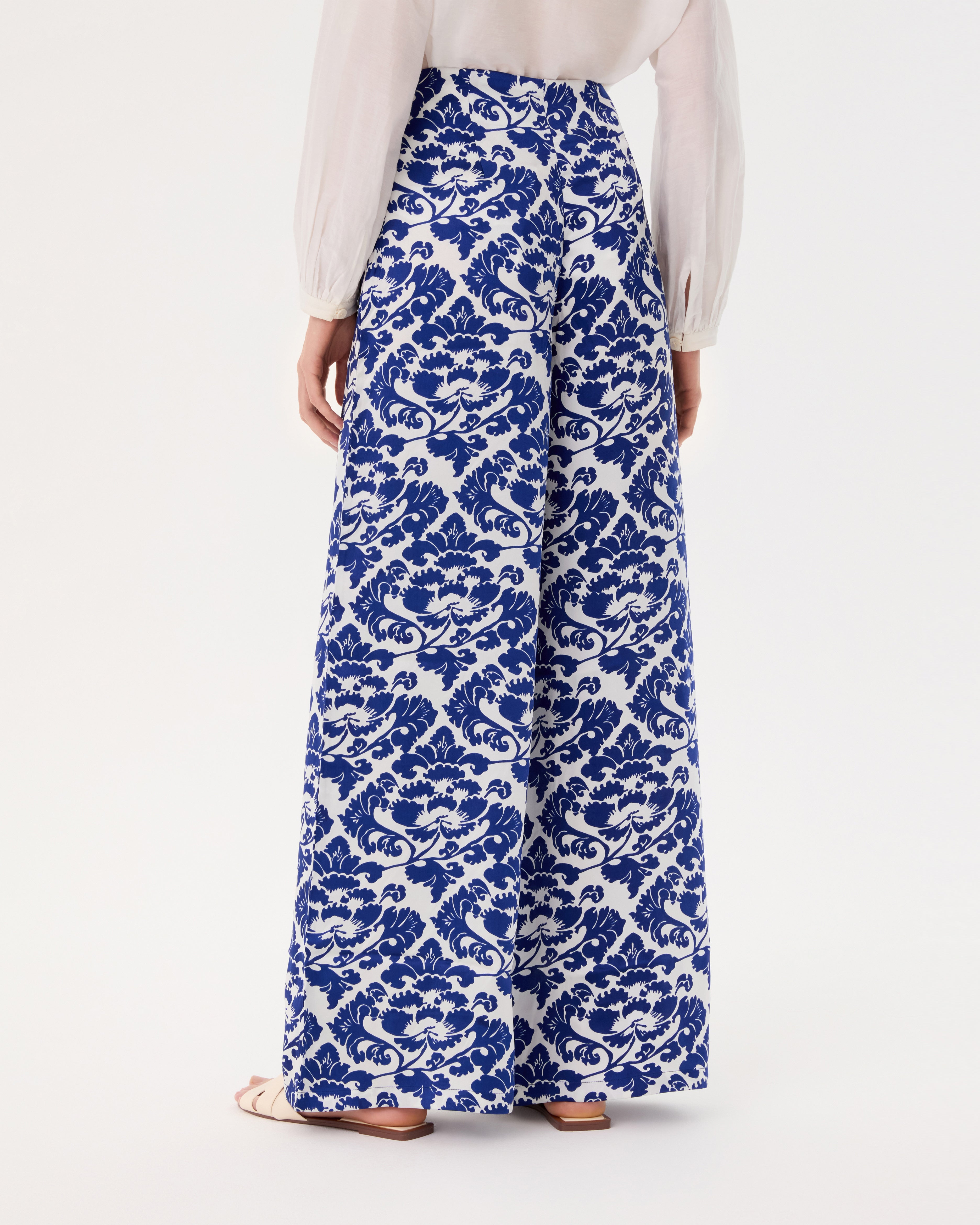 Stephan Trousers in Lotus Flower Print