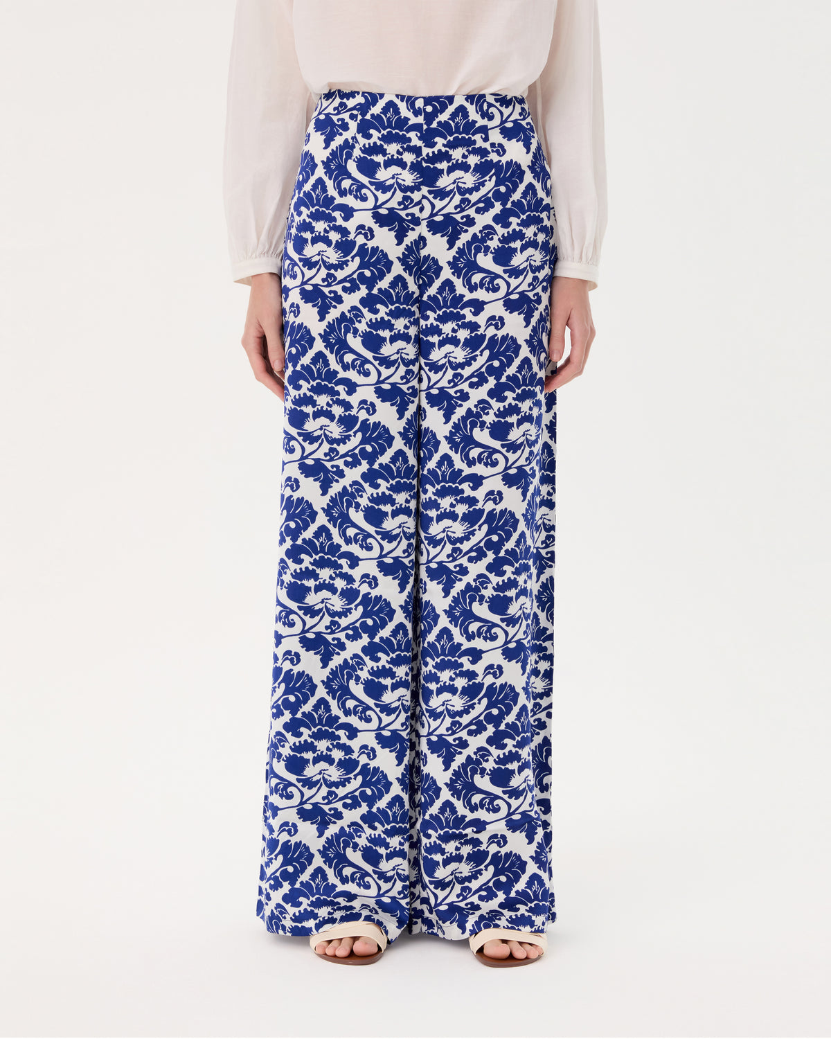 Stephan Trousers in Lotus Flower Print