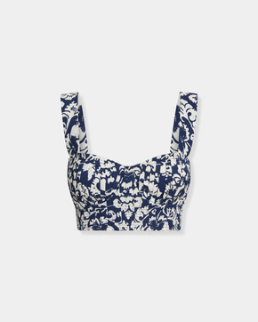 Dalia Top in Lotus Flower Print