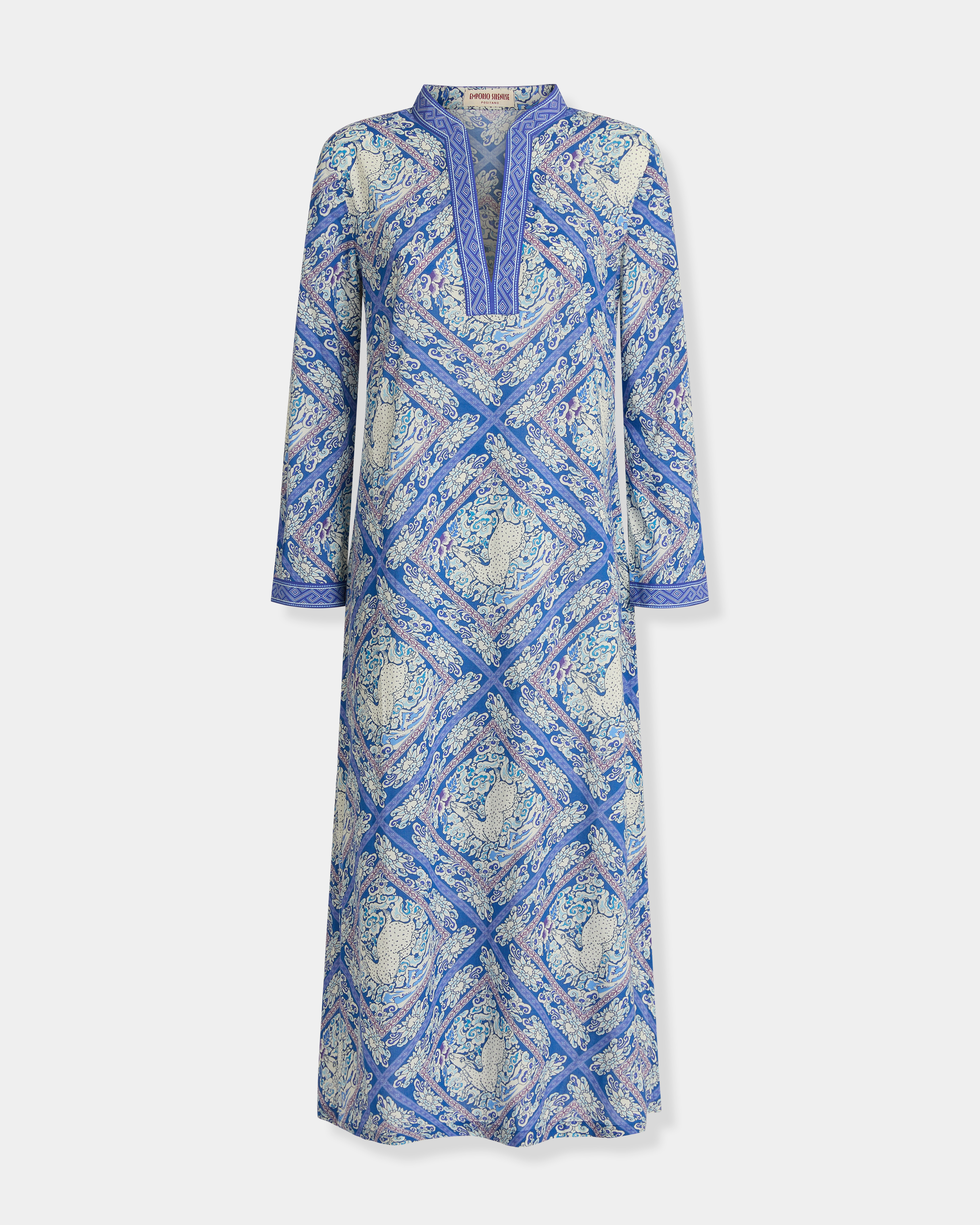 Giada Caftan in Meadow Print