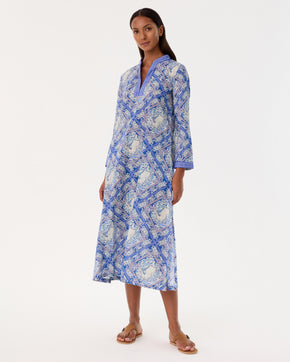Giada Caftan in Meadow Print