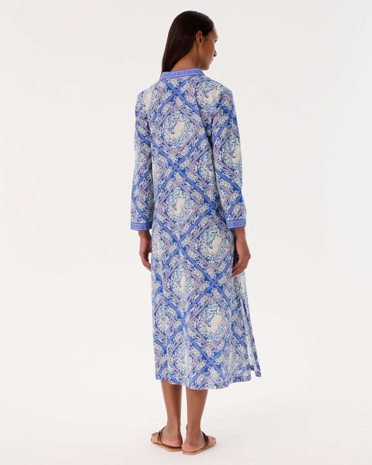 Giada Caftan in Meadow Print