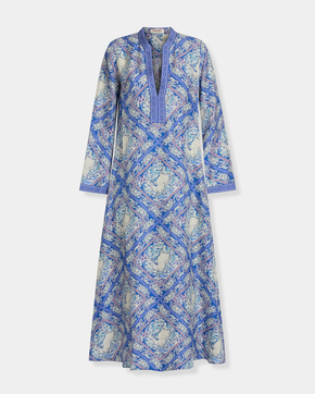 Jenna Caftan in Meadow Print