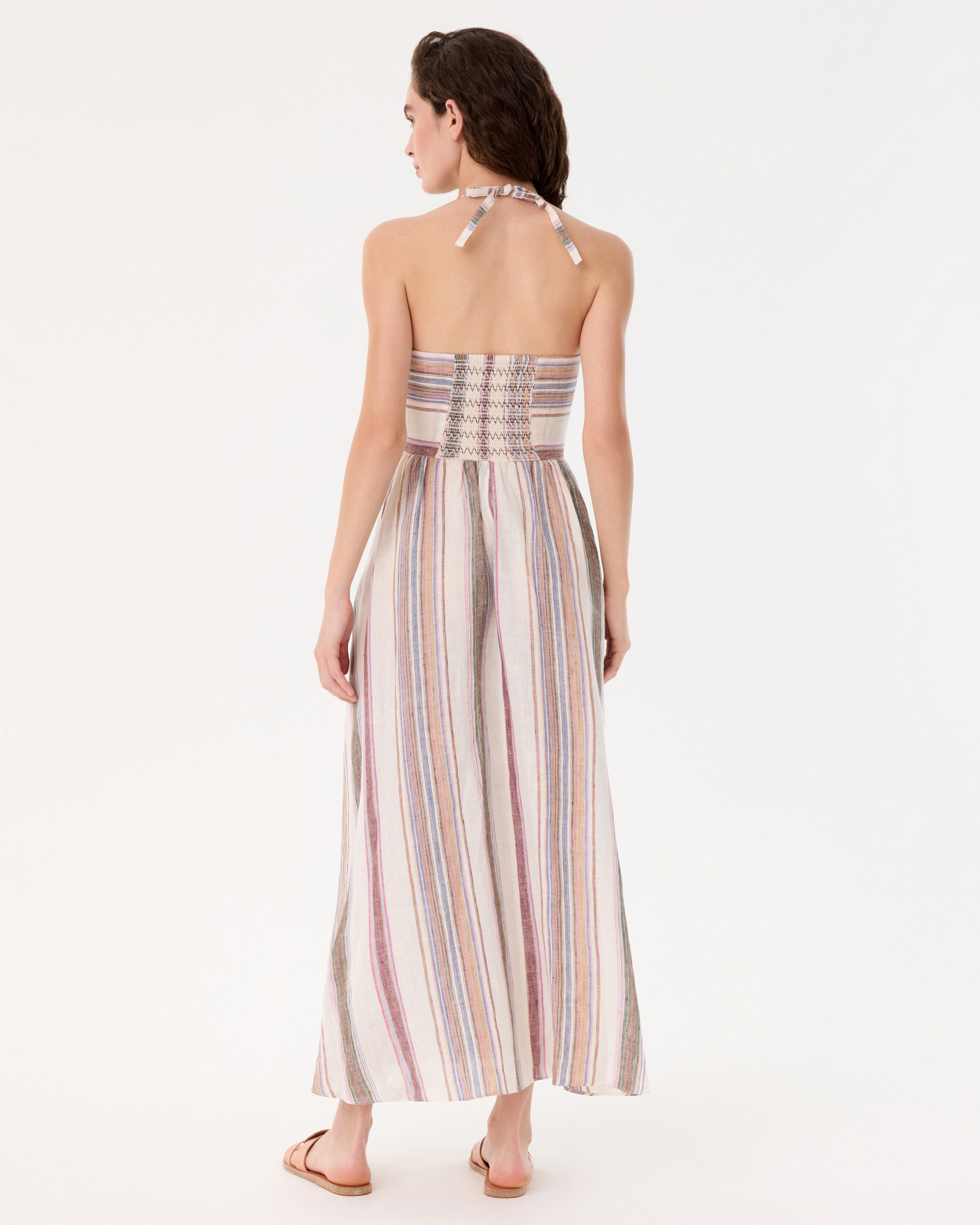 Johanna Dress in Ping Pong Stripes