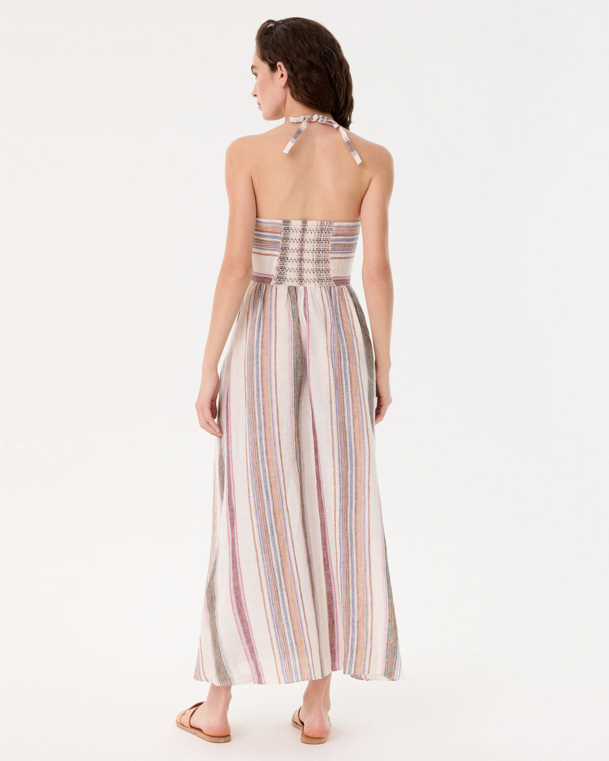 Johanna Dress in Ping Pong Stripes