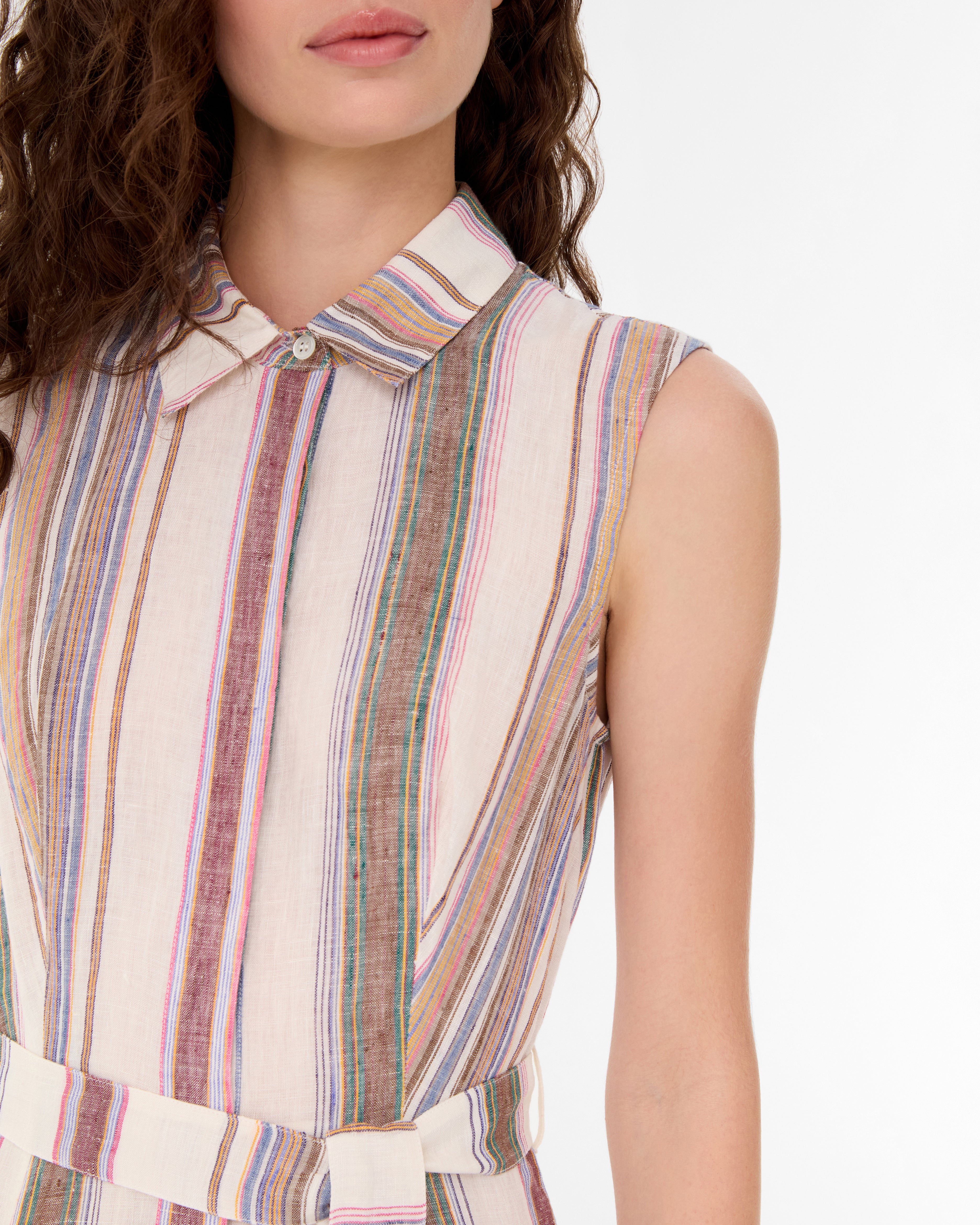 Miralda Dress in Ping Pong Stripes