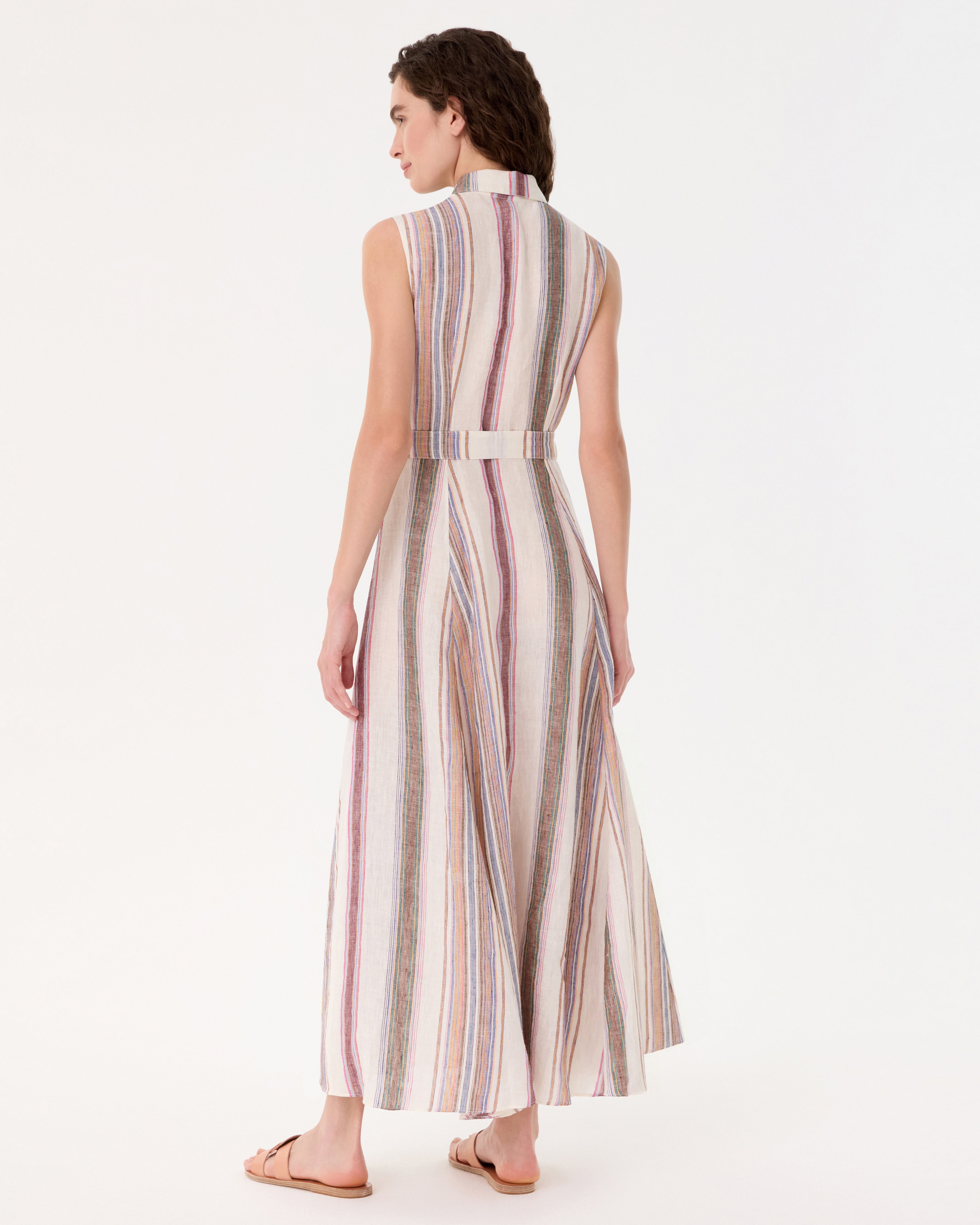 Miralda Dress in Ping Pong Stripes