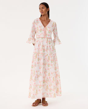 Bella Dress in Rose Garden Print
