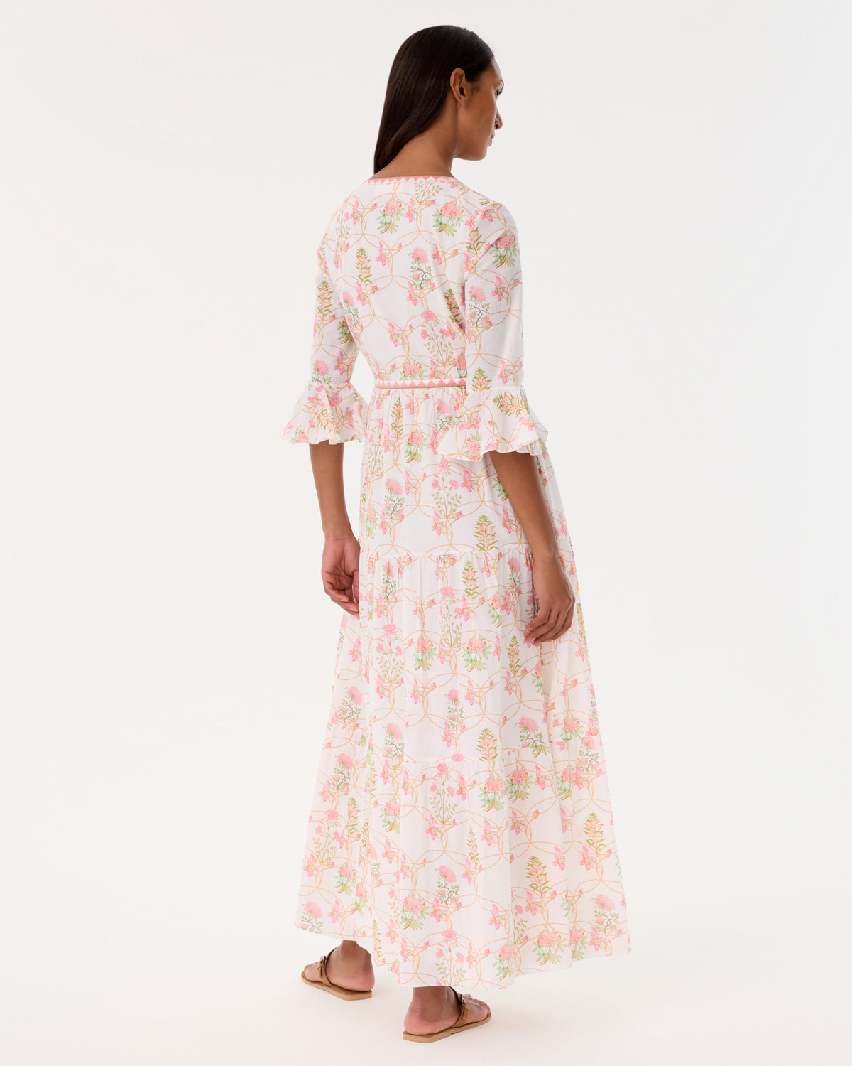 Bella Dress in Rose Garden Print