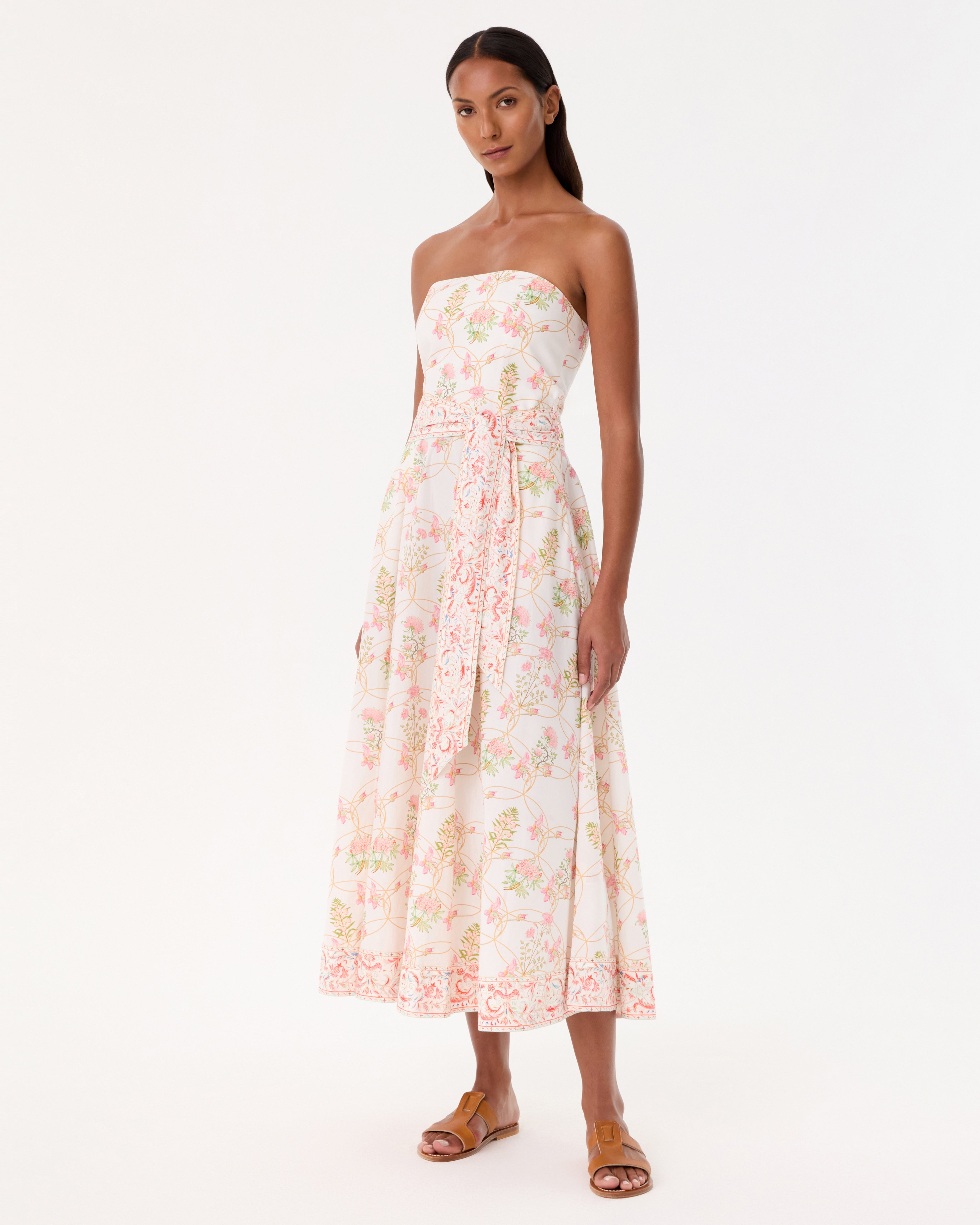 Yulia Dress in Rose Garden Print