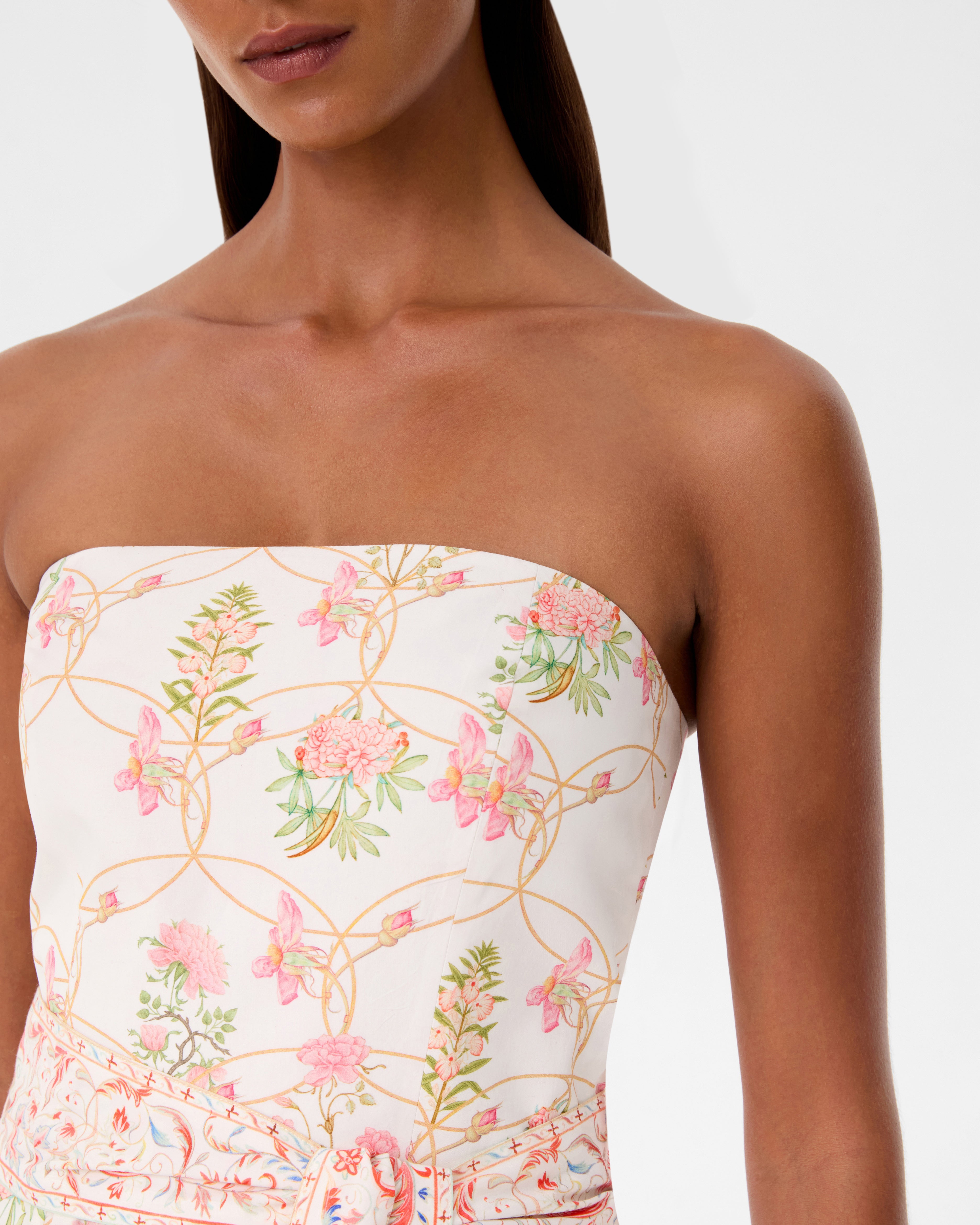 Yulia Dress in Rose Garden Print