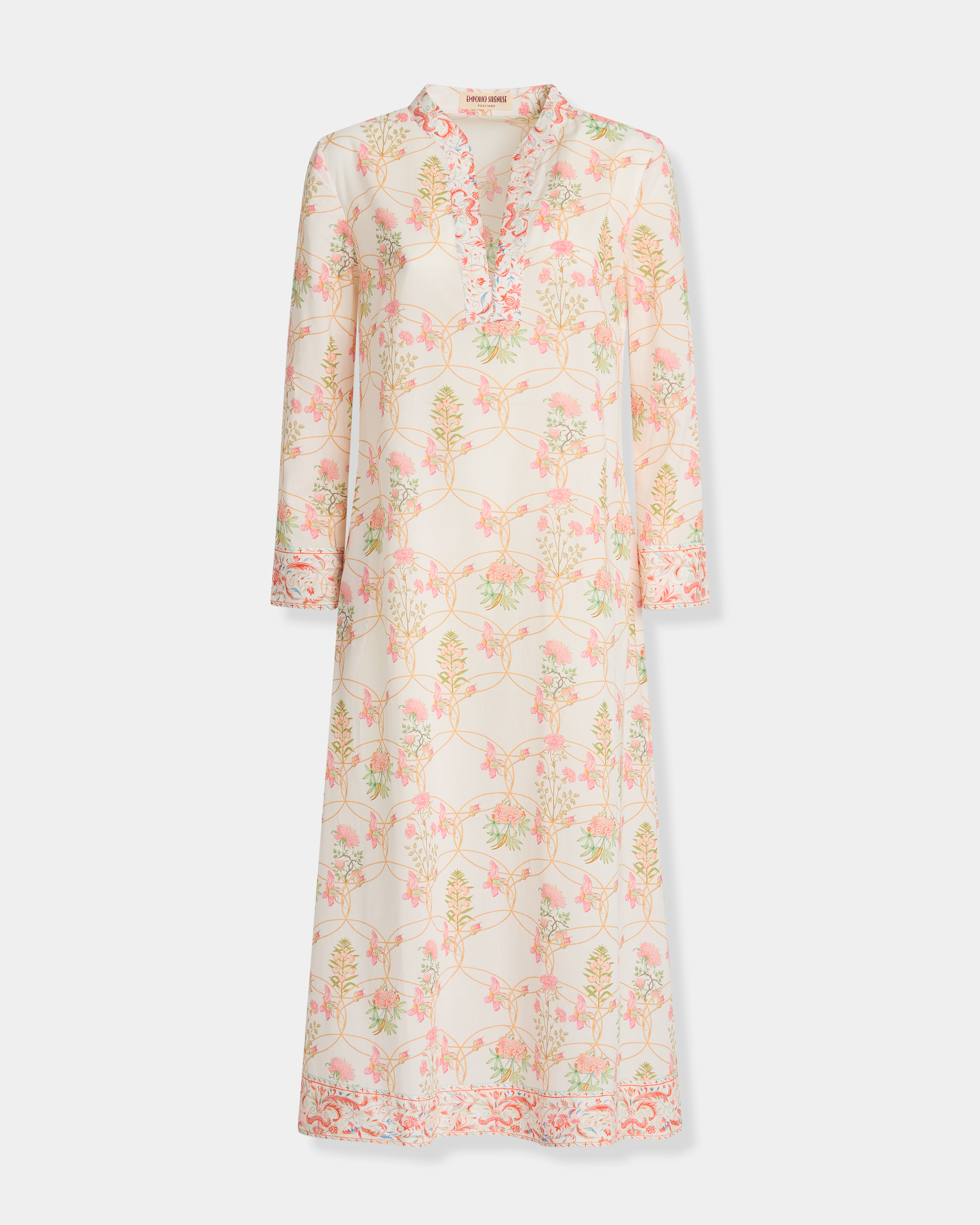 Giada Caftan in Rose Garden Print