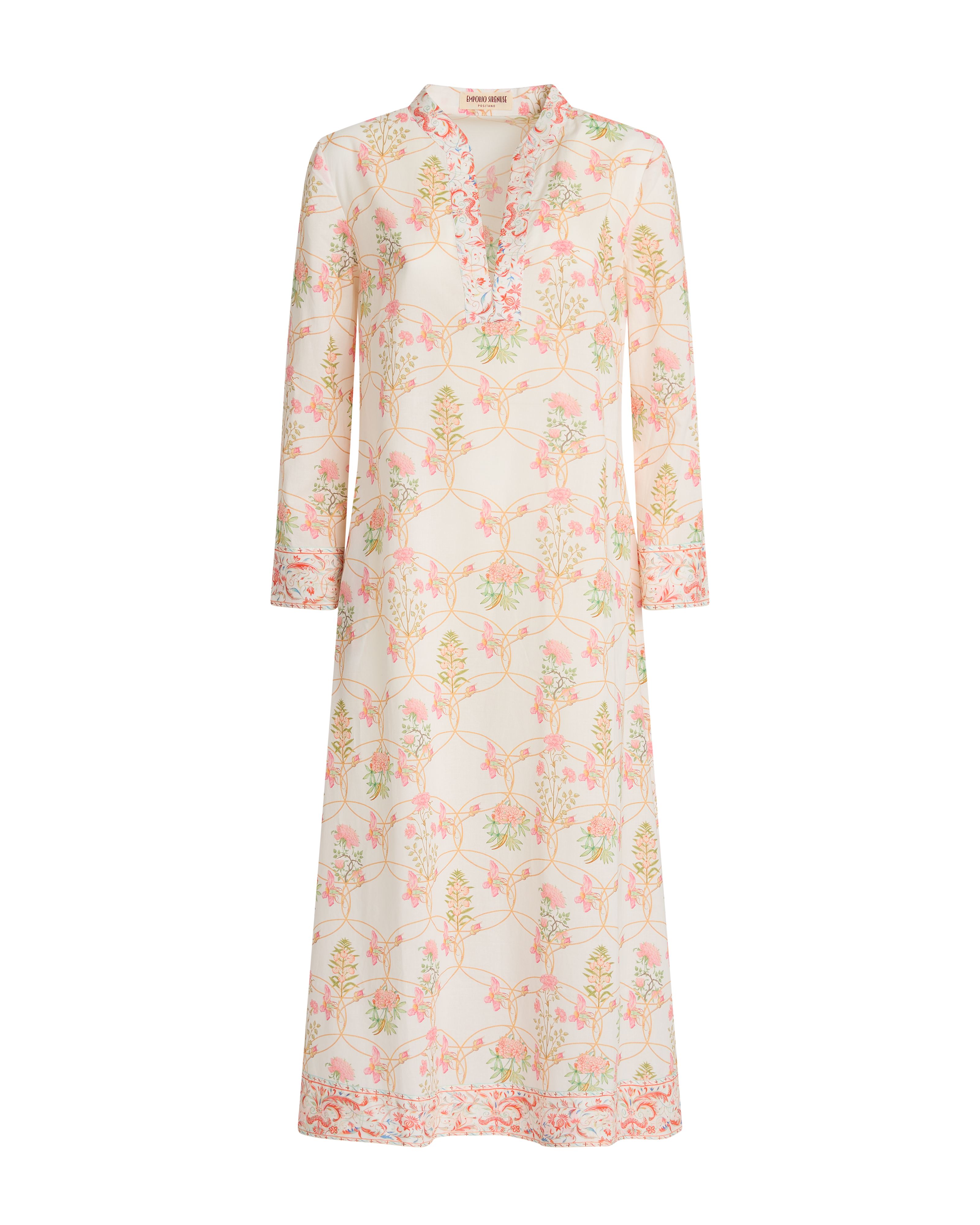 Giada Caftan in Rose Garden Print