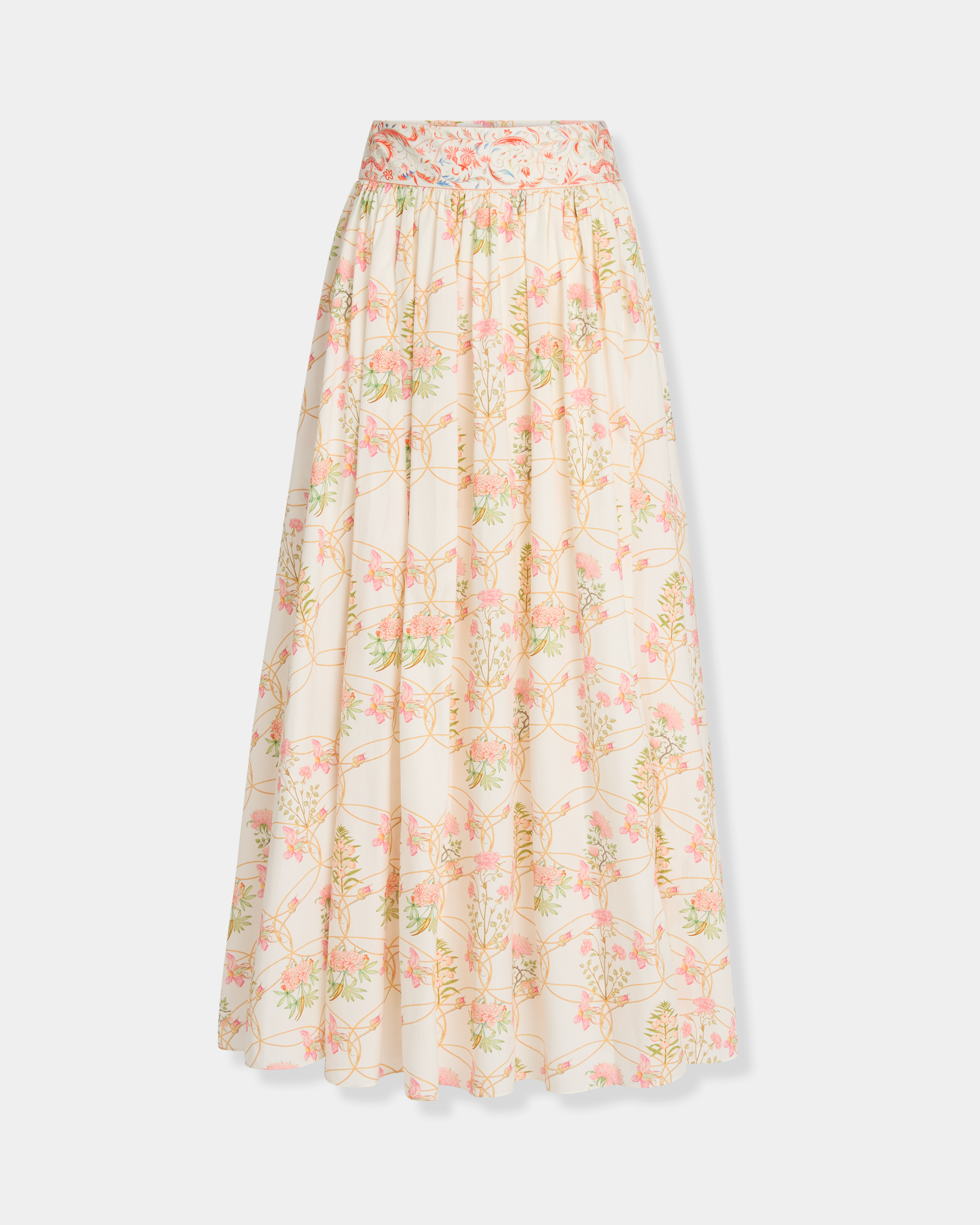 Ombretta Skirt in Rose Garden Print