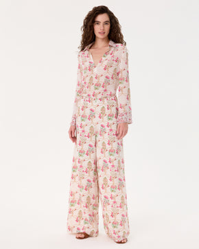 Stephan Trousers in Rose Garden Print