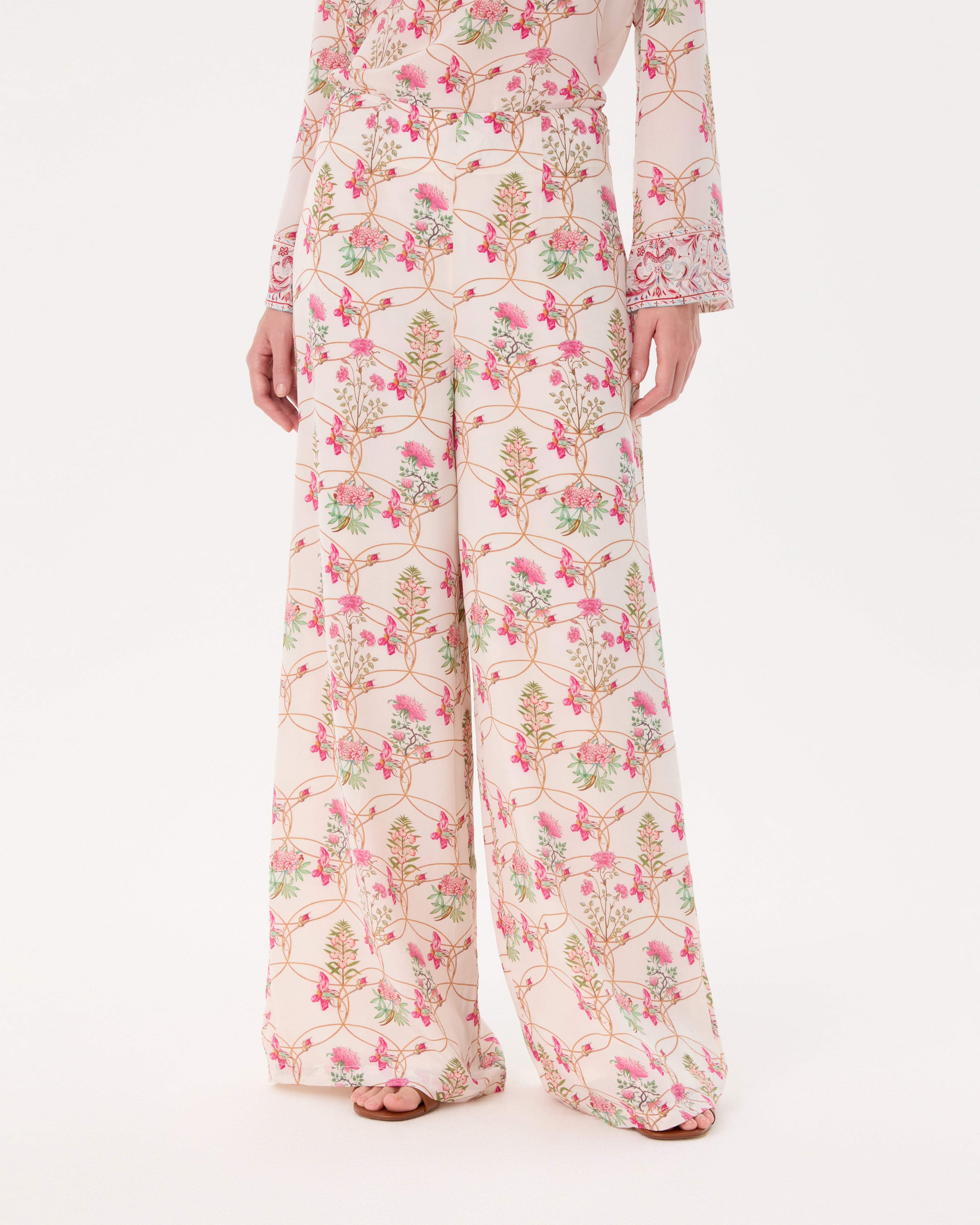 Stephan Trousers in Rose Garden Print
