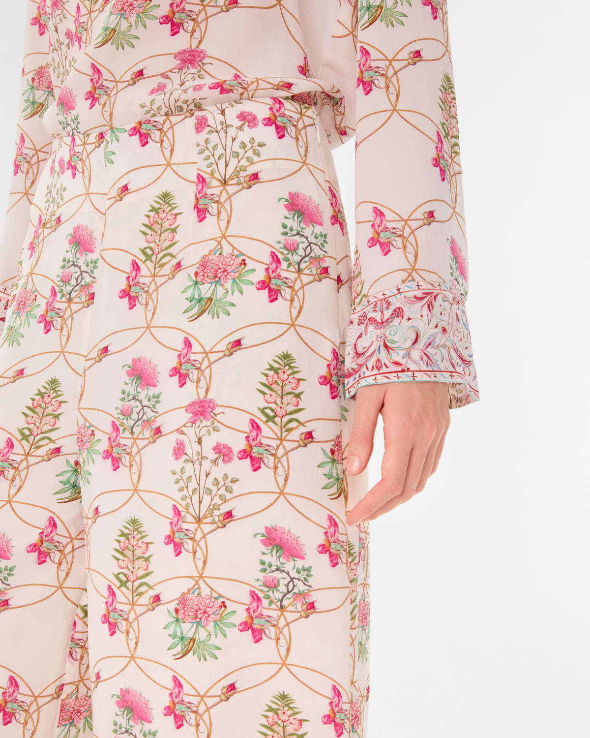 Stephan Trousers in Rose Garden Print