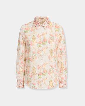 Patricia Shirt in Rose Garden Print
