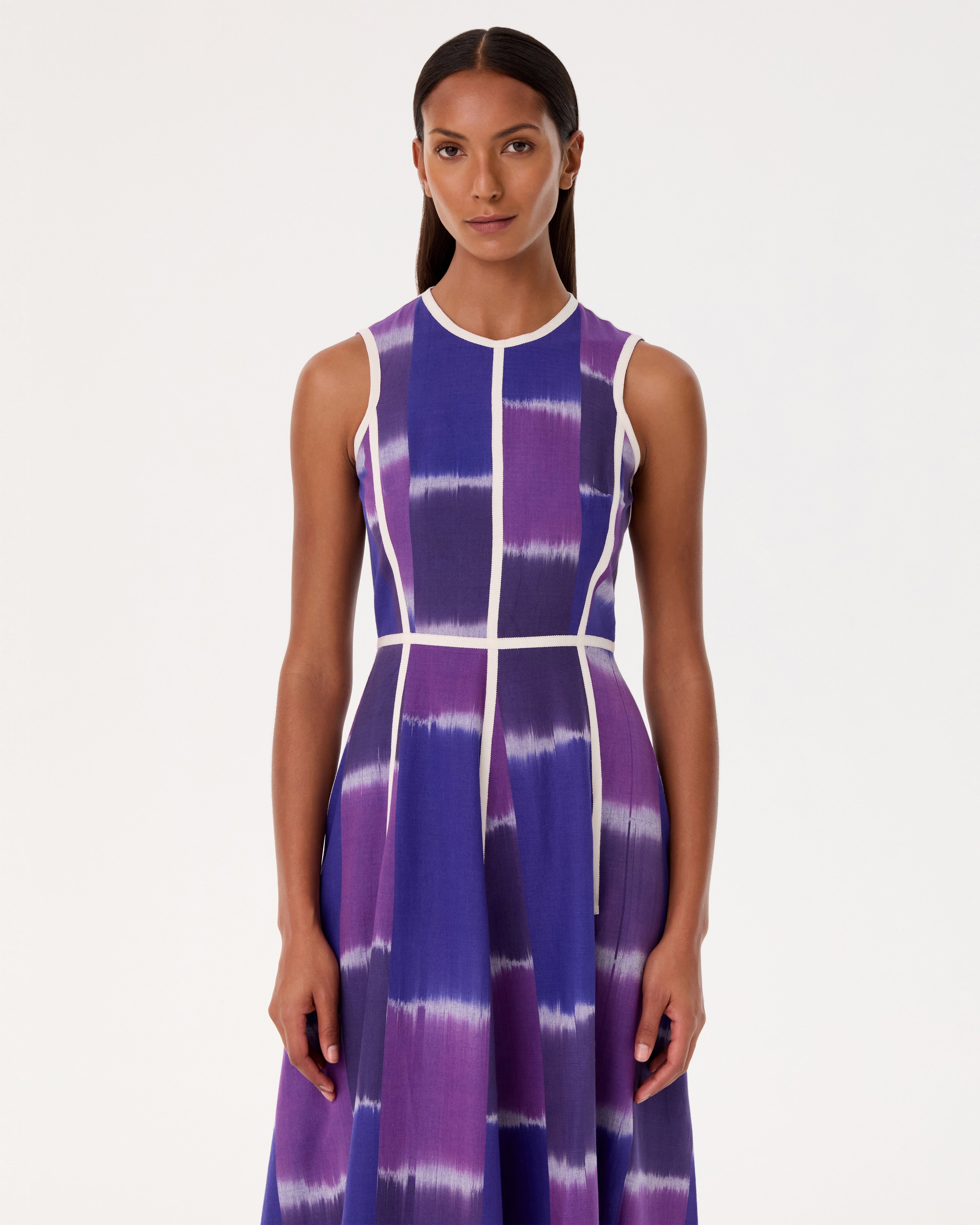 Clodette Dress in Warp Ikat