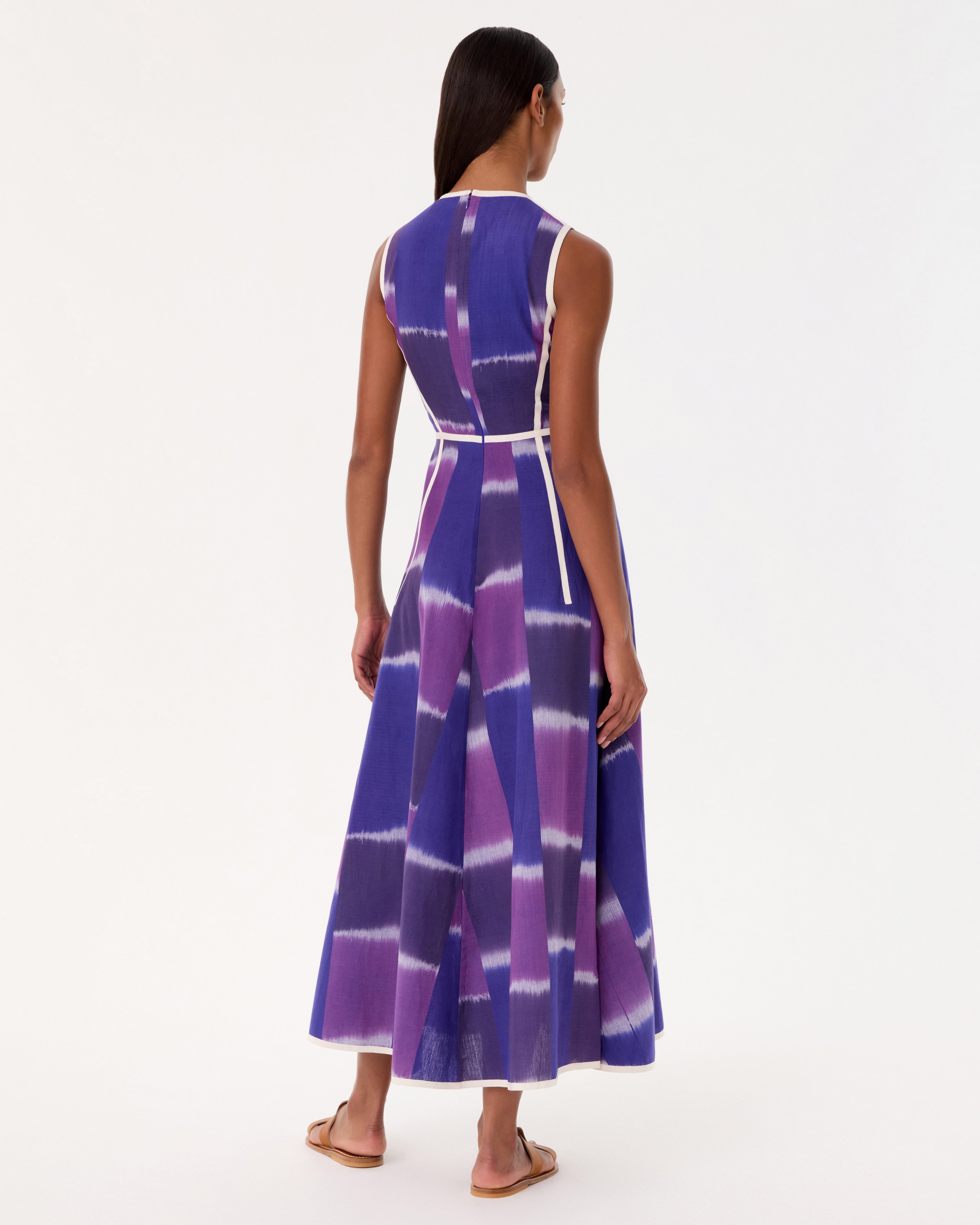 Clodette Dress in Warp Ikat