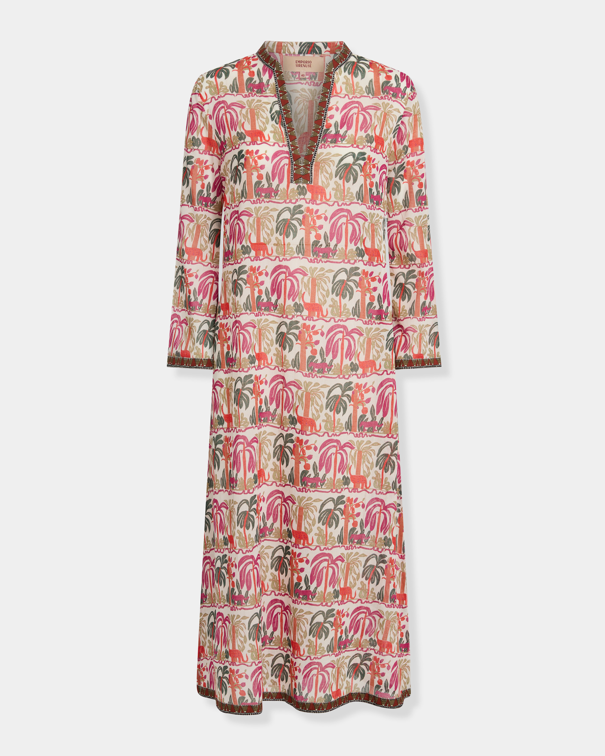 Giada Caftan in Where Is My Head Print
