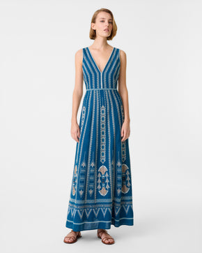 Nellie Dress with Ballerina Embroidery