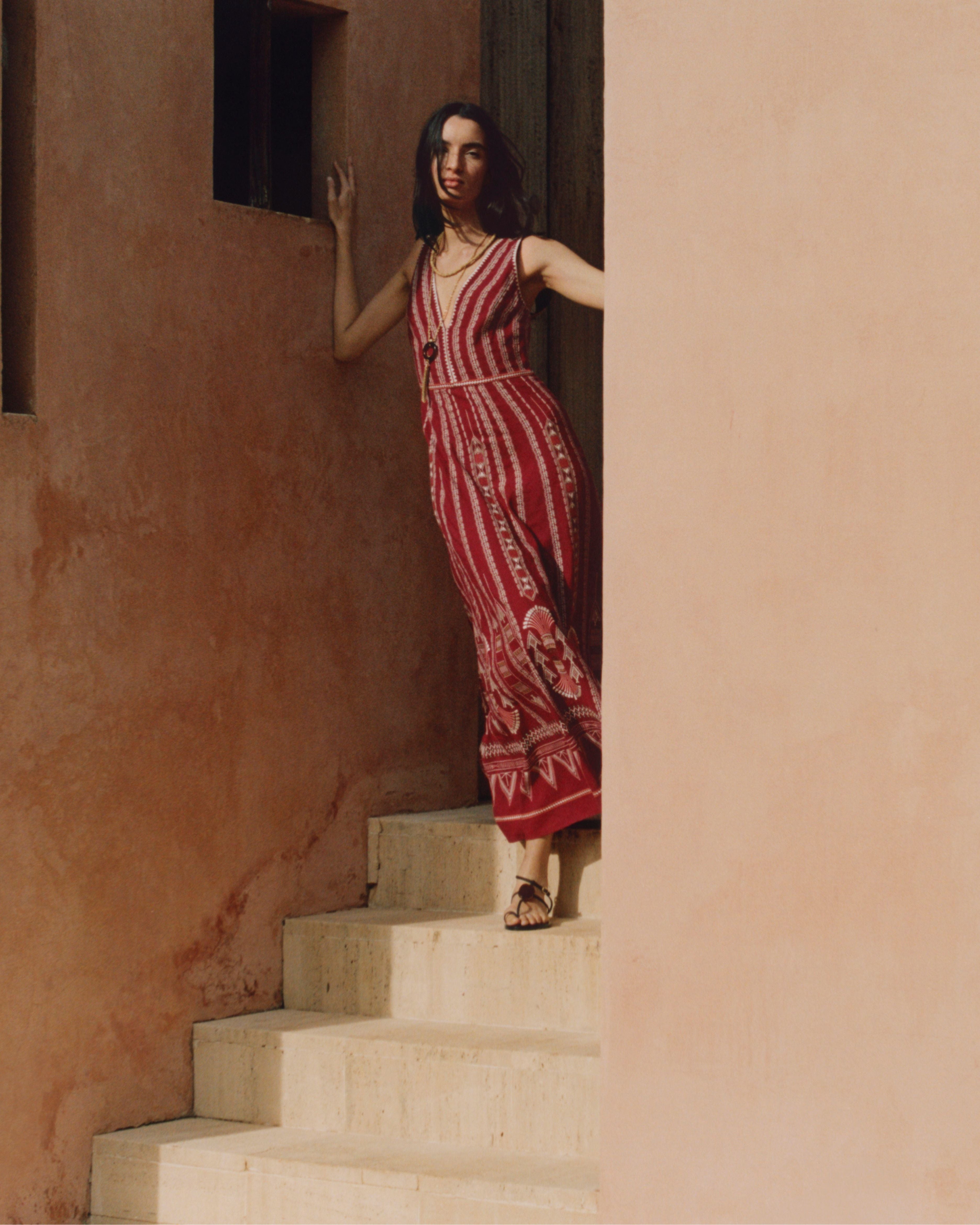 Nellie Dress with Ballerina Embroidery